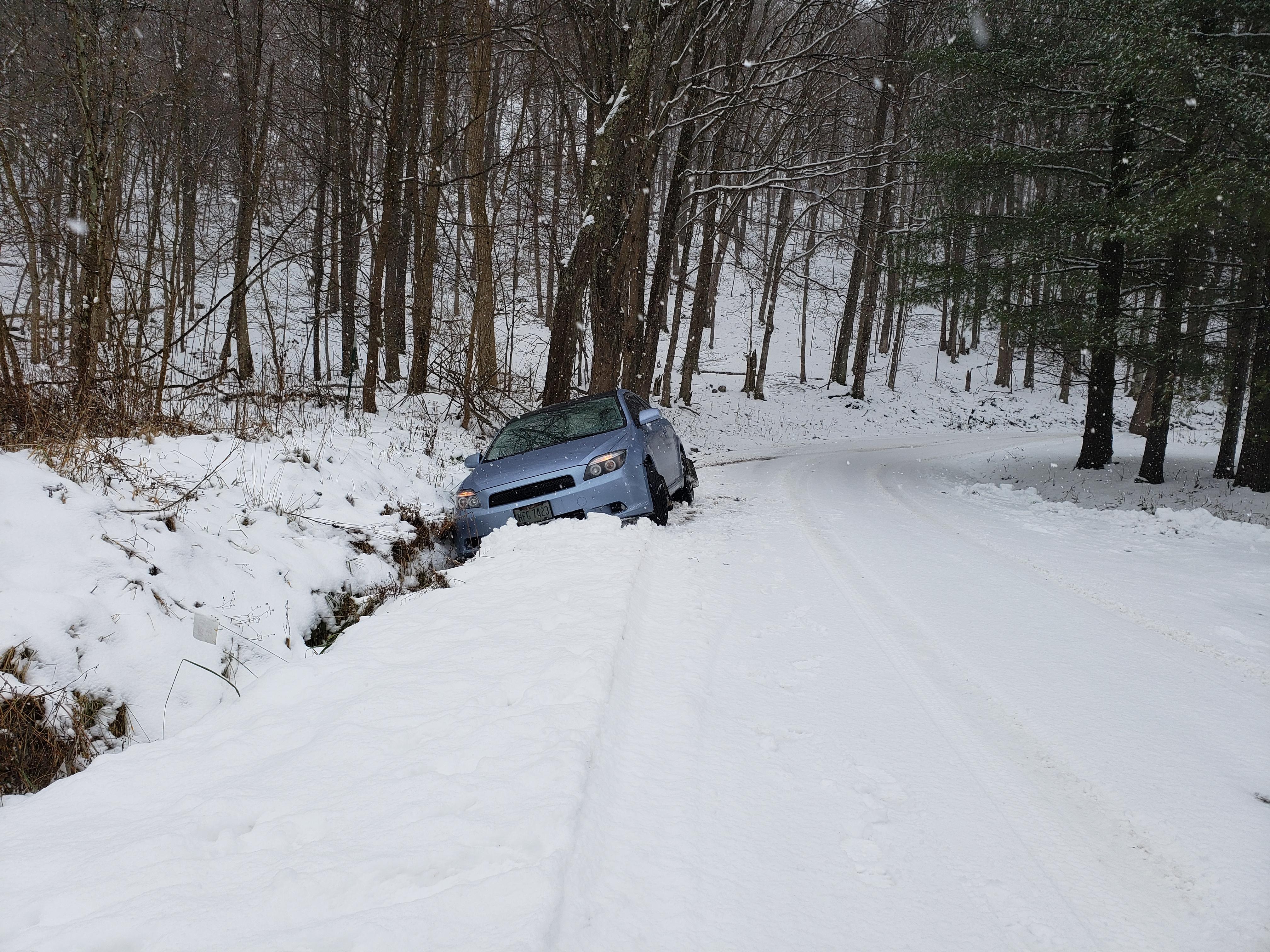 All season tires not great for winter rally practice r/SciontC