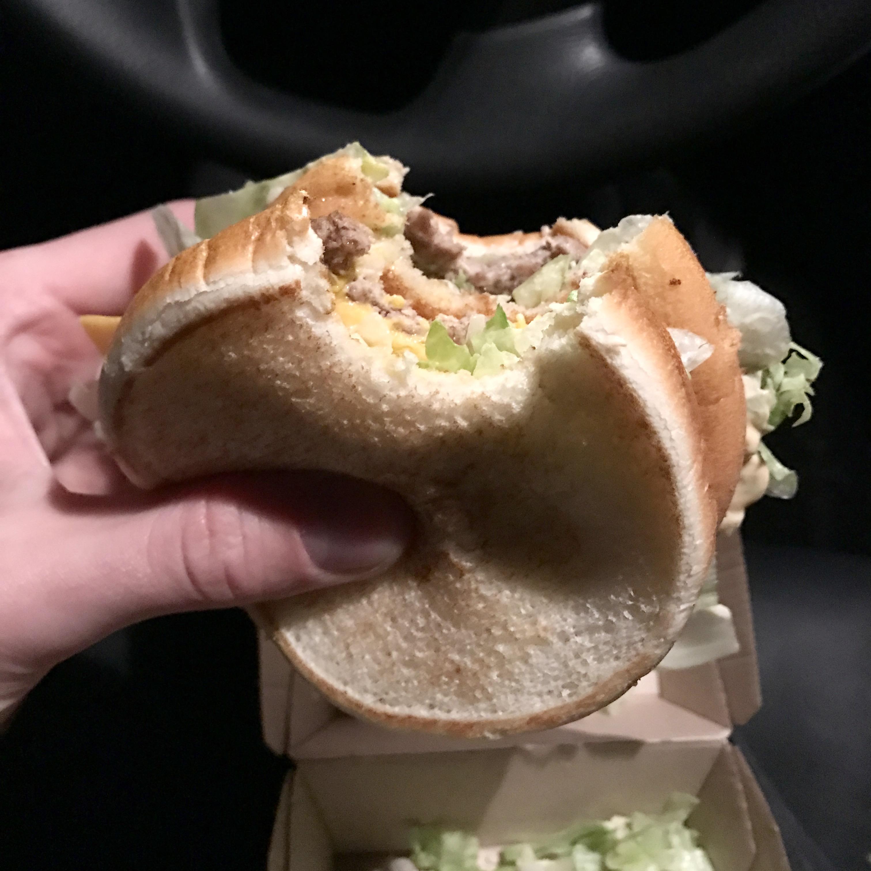 They put the middle bun on my Big Mac on the bottom. mildlyinteresting