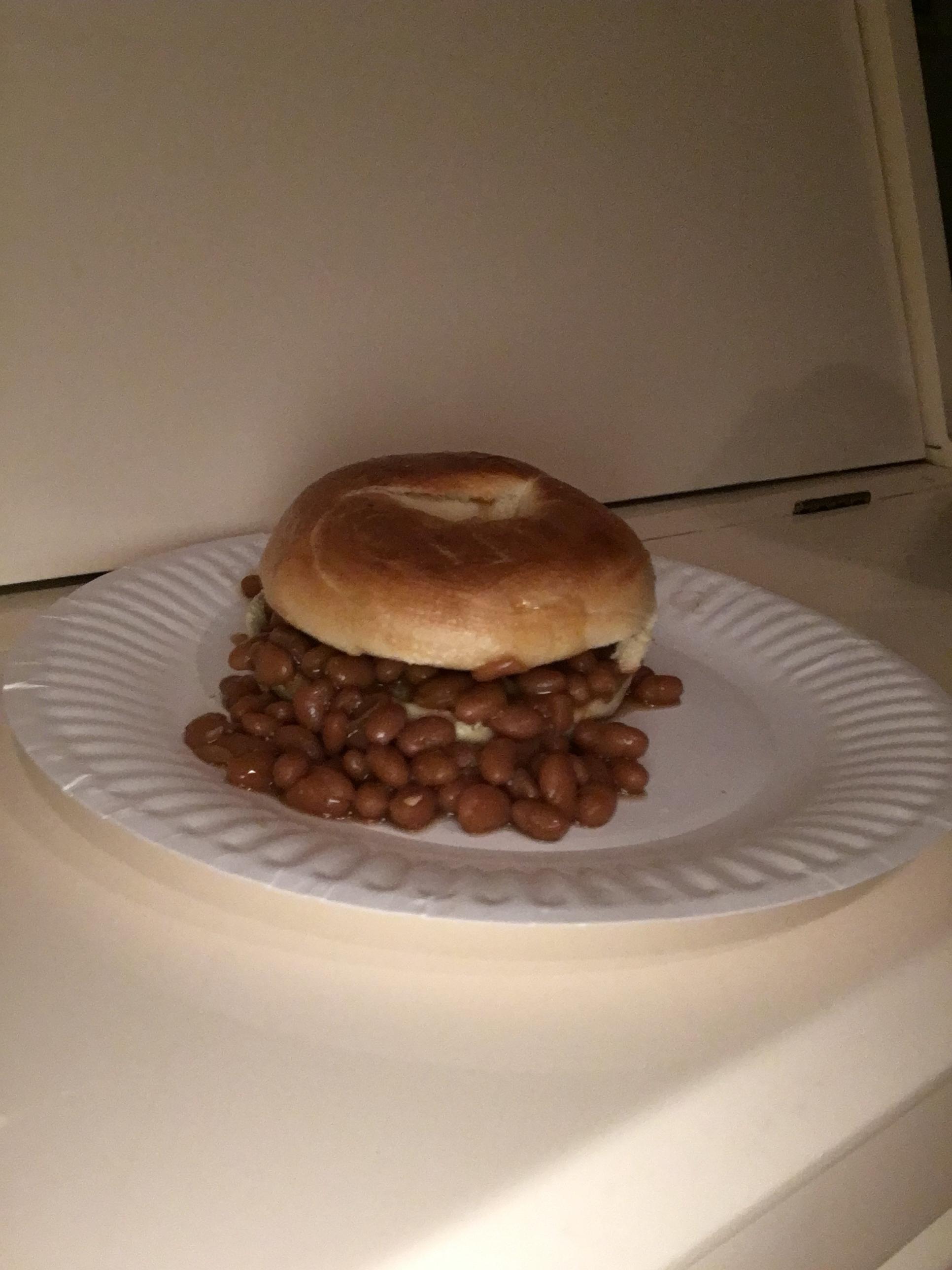 Bean bagel r/BeansInThings