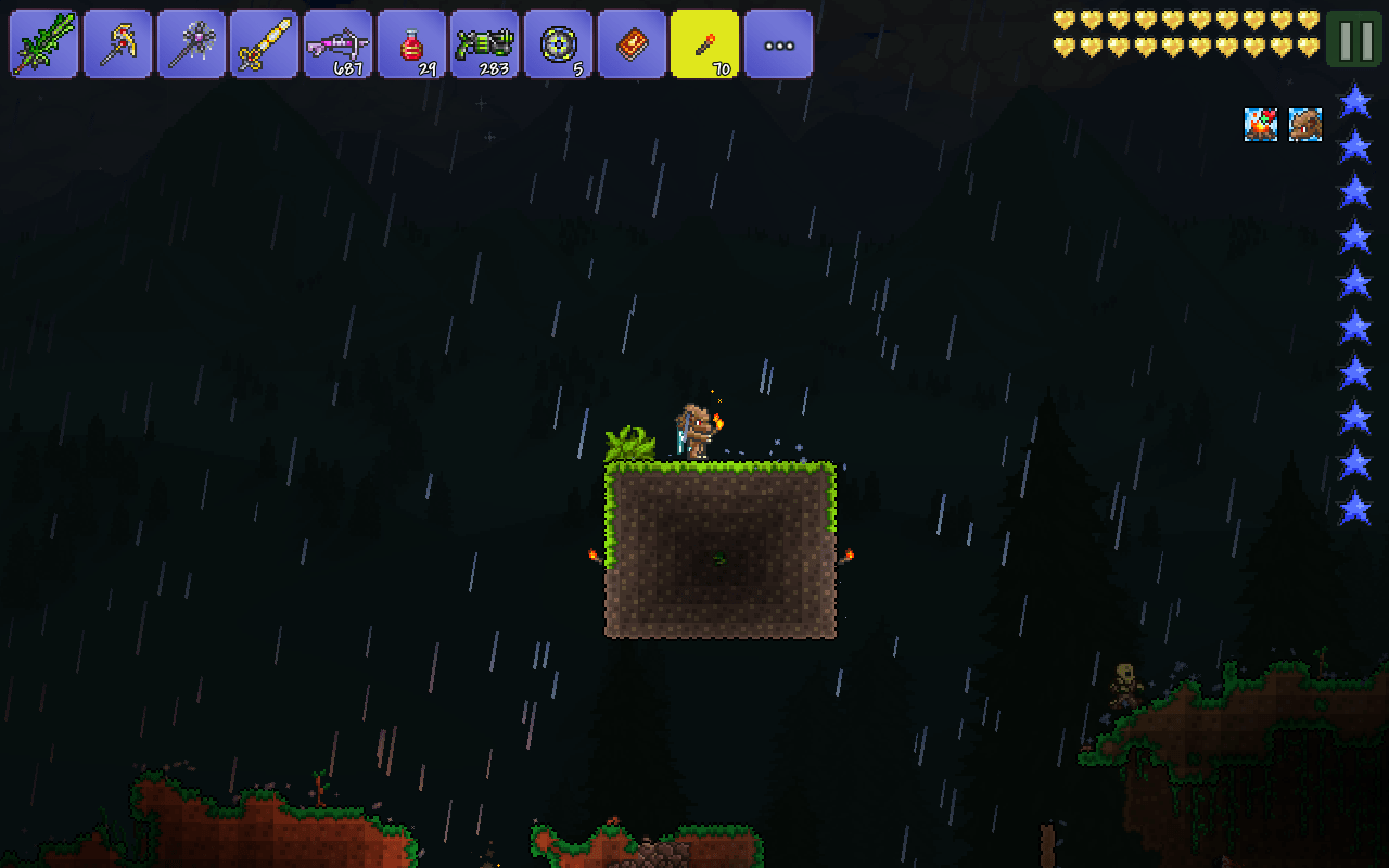 Will this chlorophyte farm grow? r/Terraria