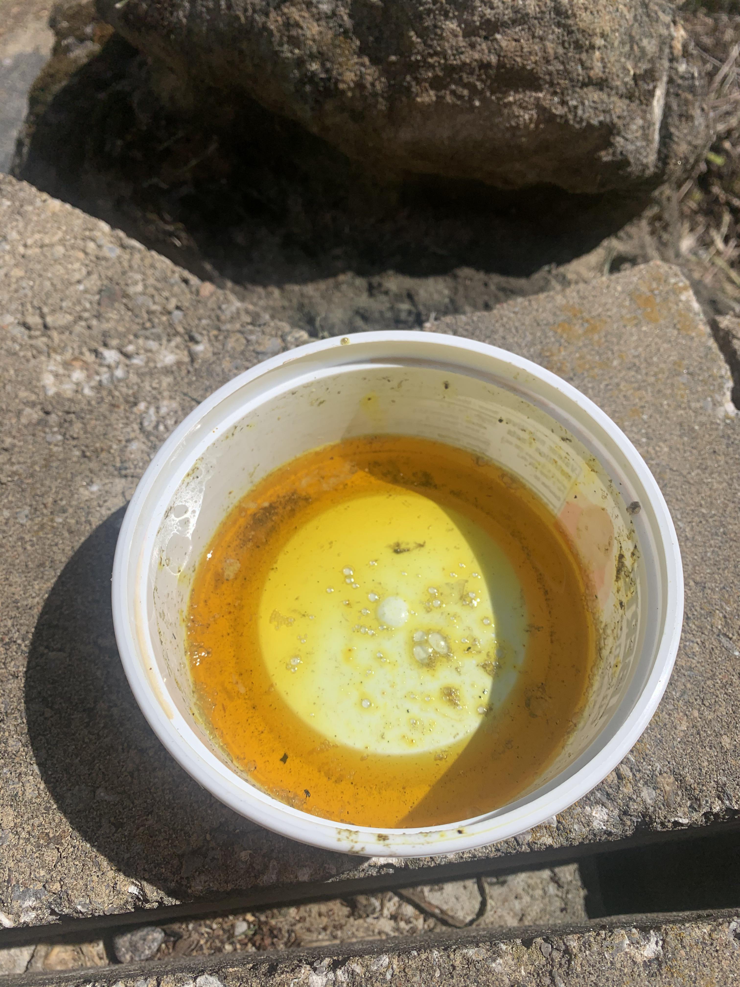 Hydrochloride Acid reaction results; anyone know what was mixed to