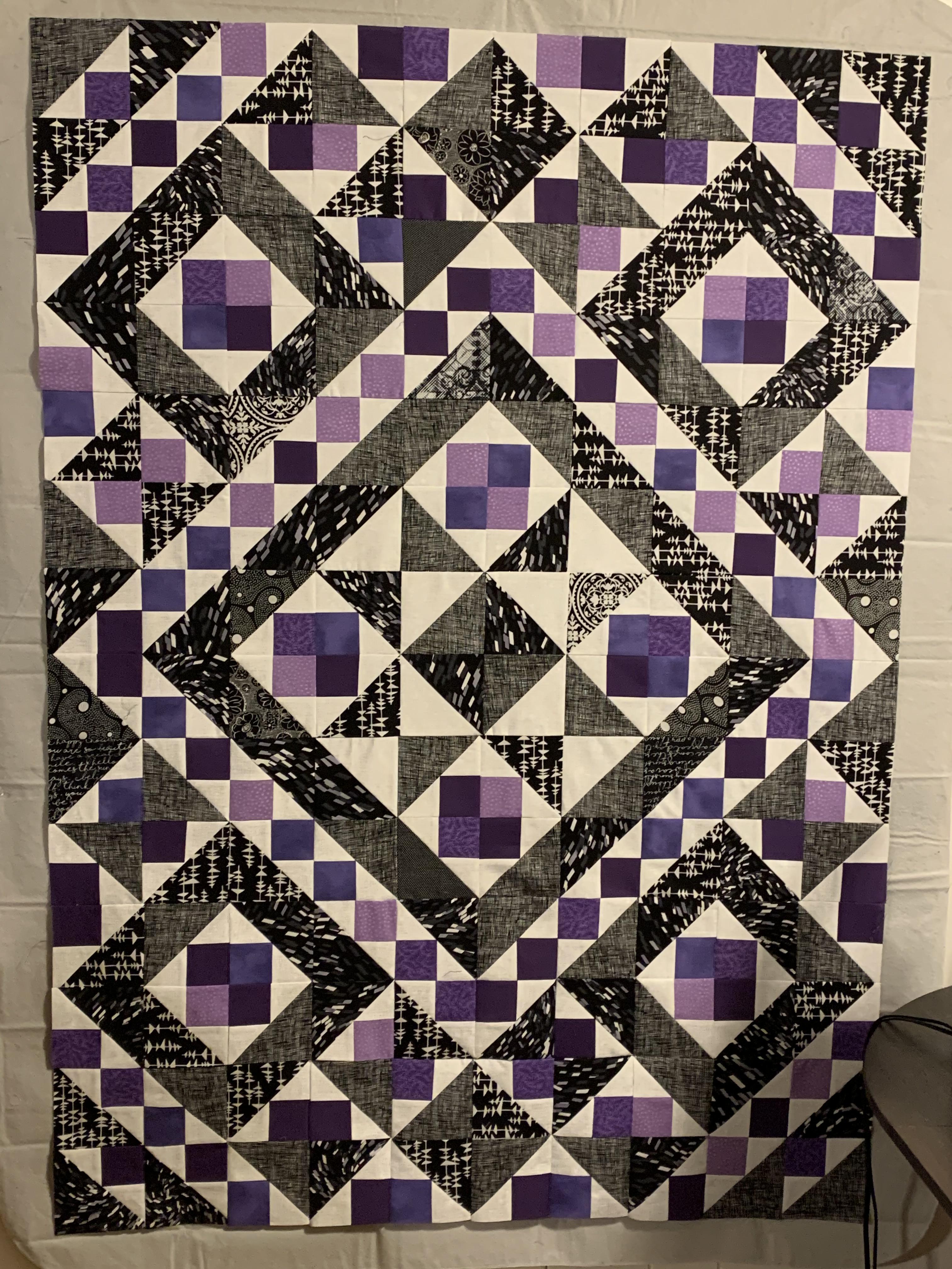 I’m not usually this speedy with quilts, but I finished the top in two