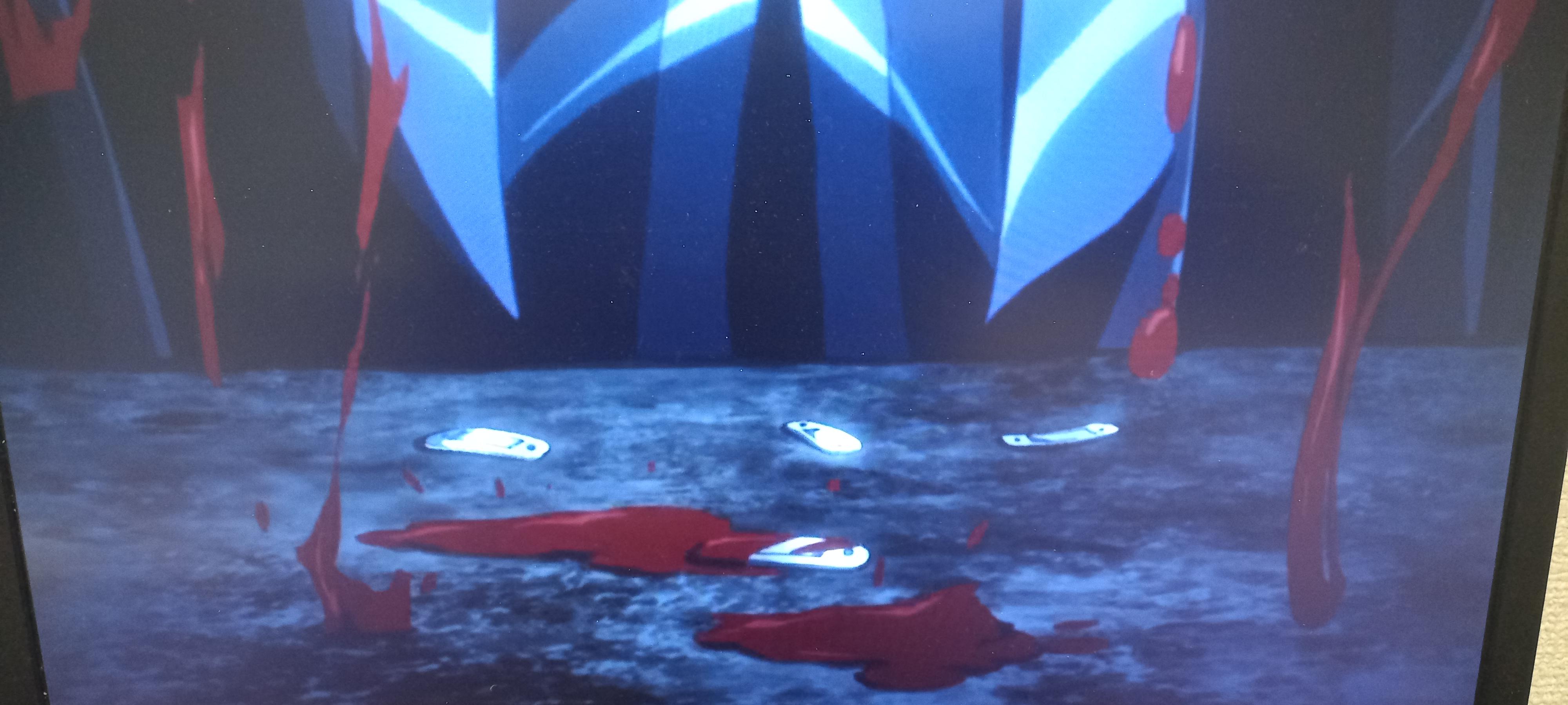 Clementine's death (just noticed the 4 plates) r/overlord