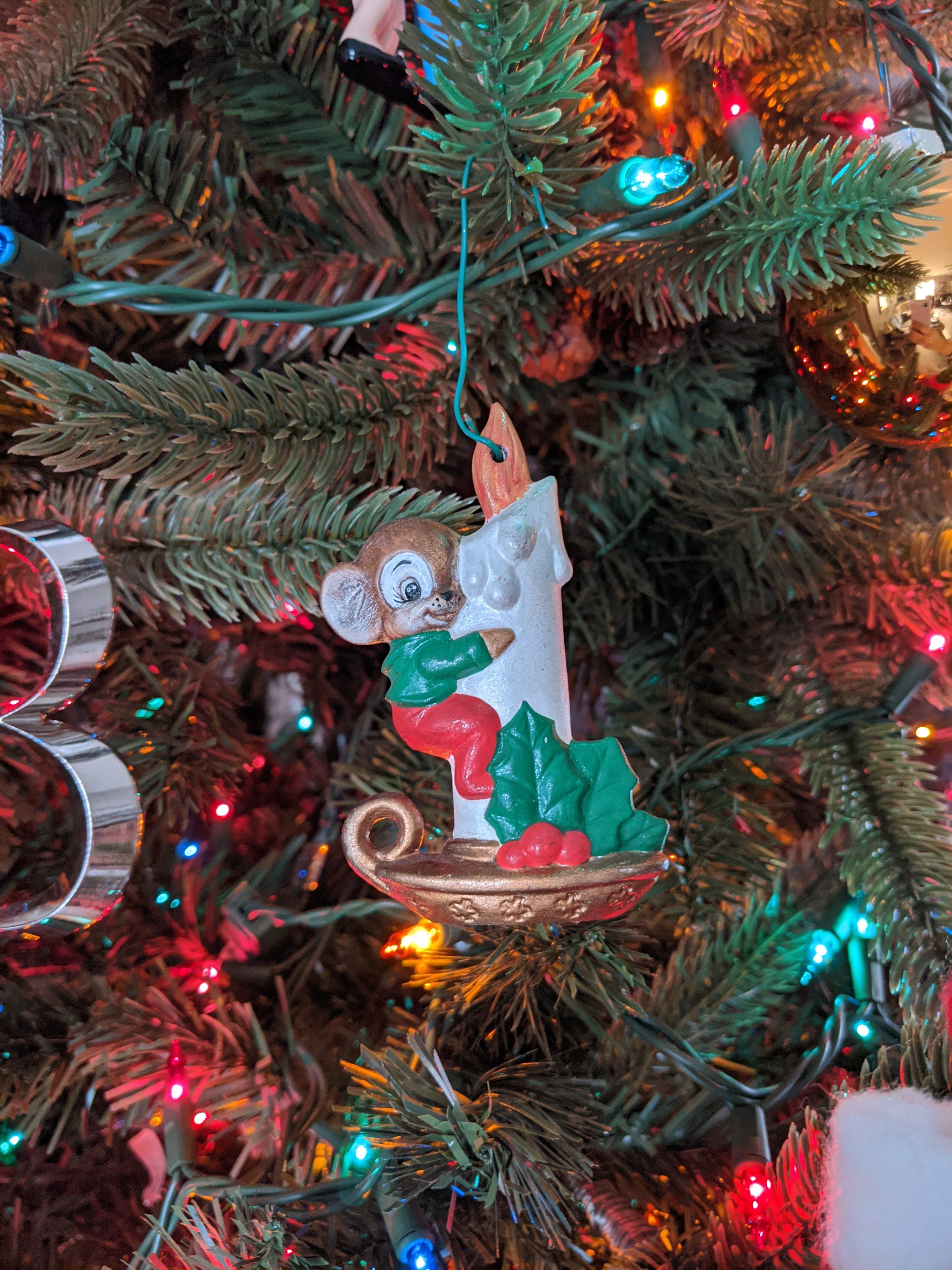 This ornament on my Christmas tree that was made by serial killer Judy