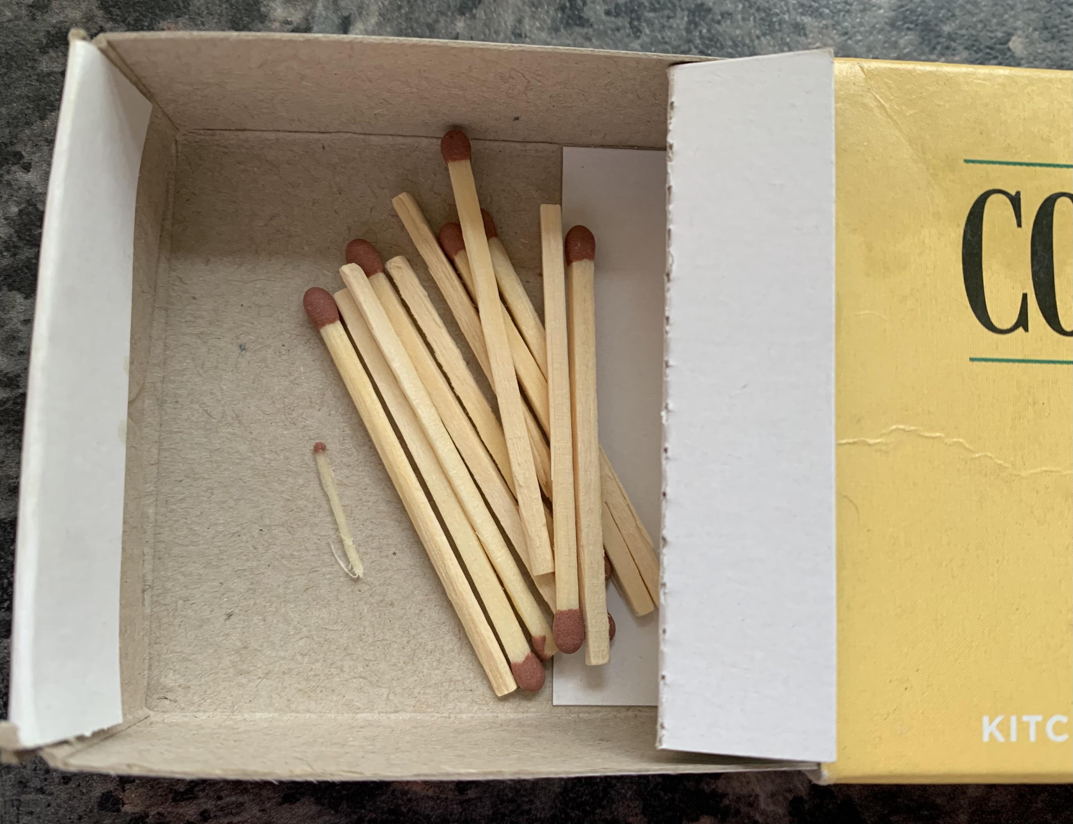 My box of matches contained a mini match r/mildlyinteresting