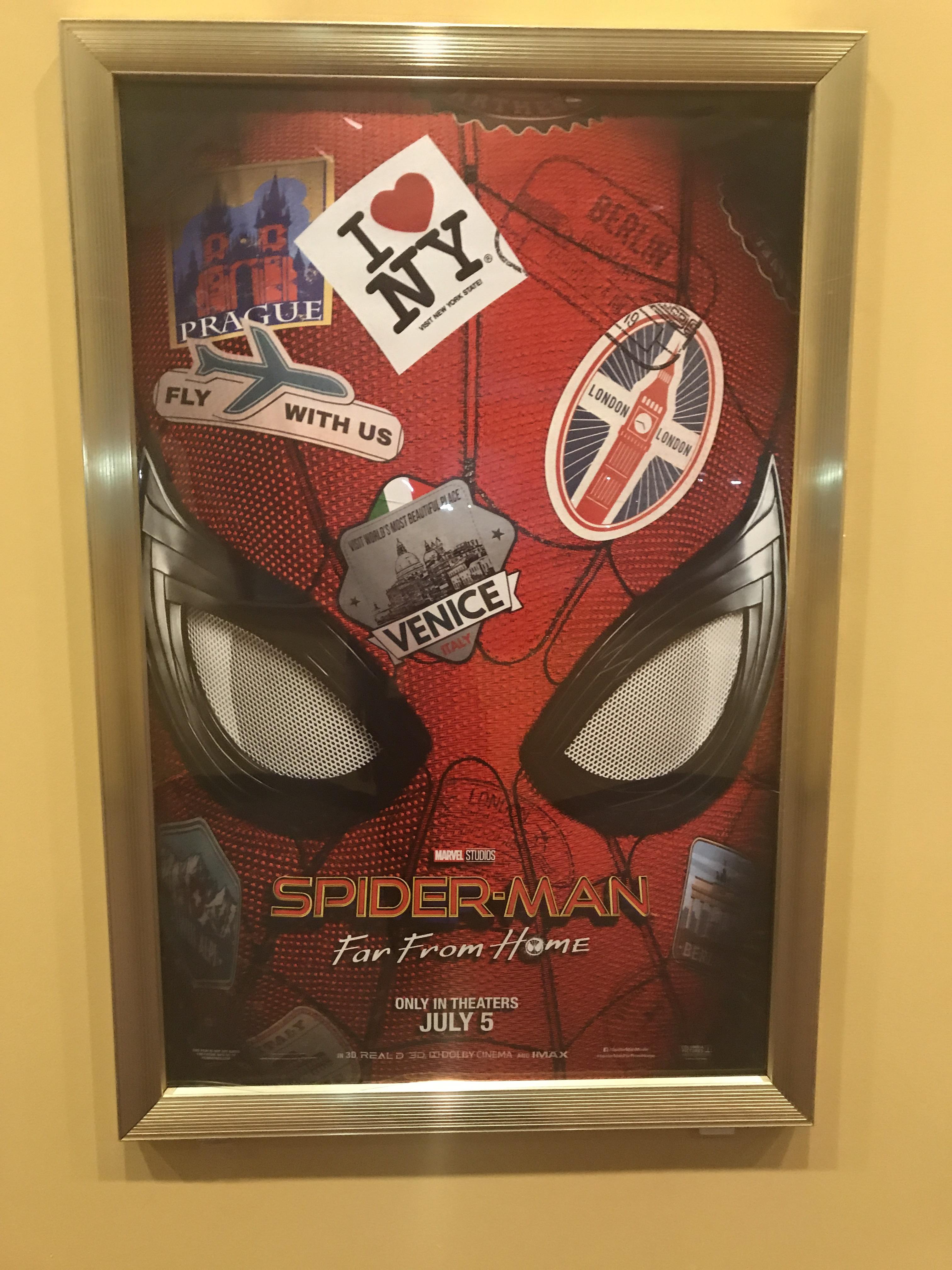 New SpiderMan far from home poster I just put up at work