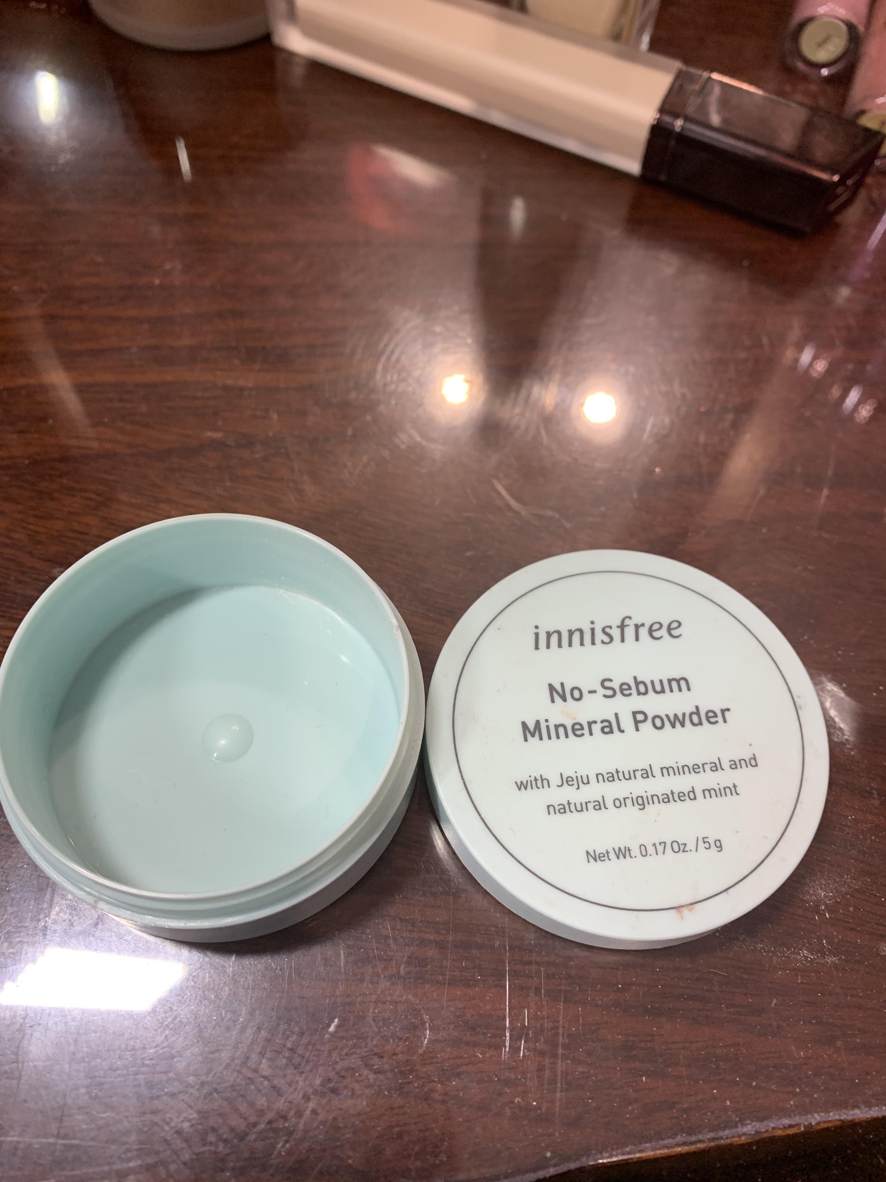 Innisfree no sebum mineral powder loose 12 months of daily use 💕 r