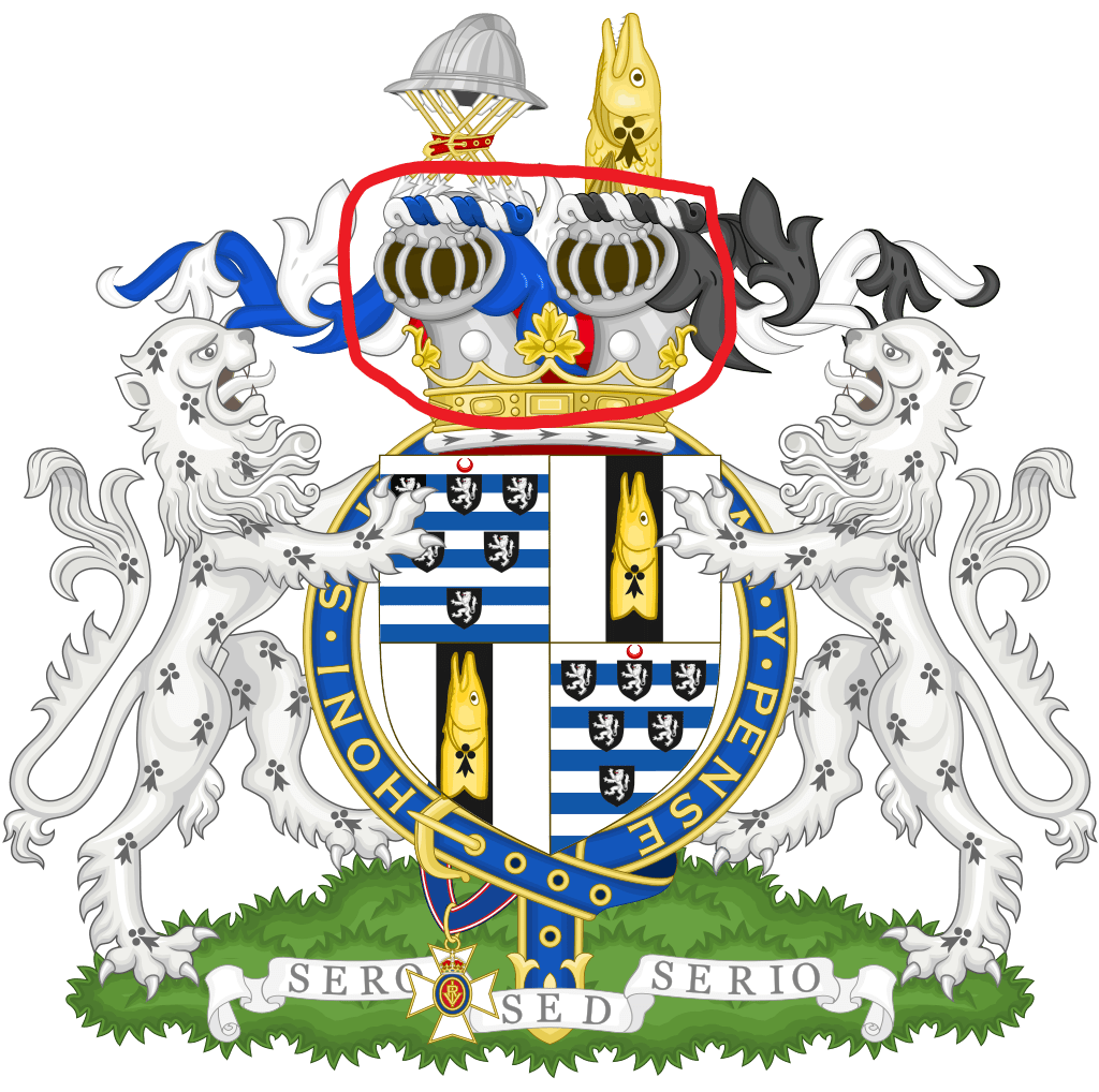 What does it mean when a coat of arms has 2 Helmets ? r/heraldry