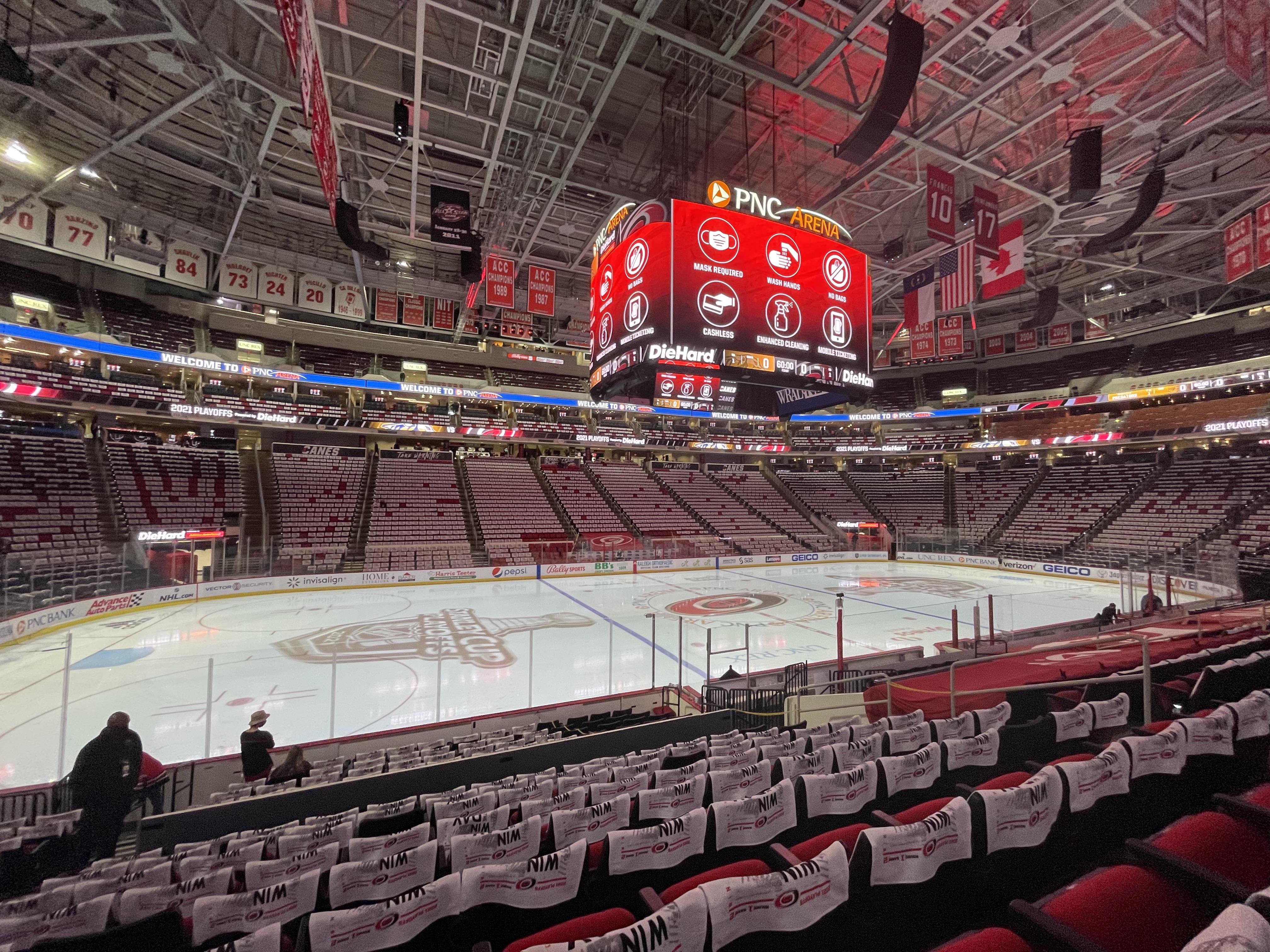 First ever Canes game, not too bad seats r/canes