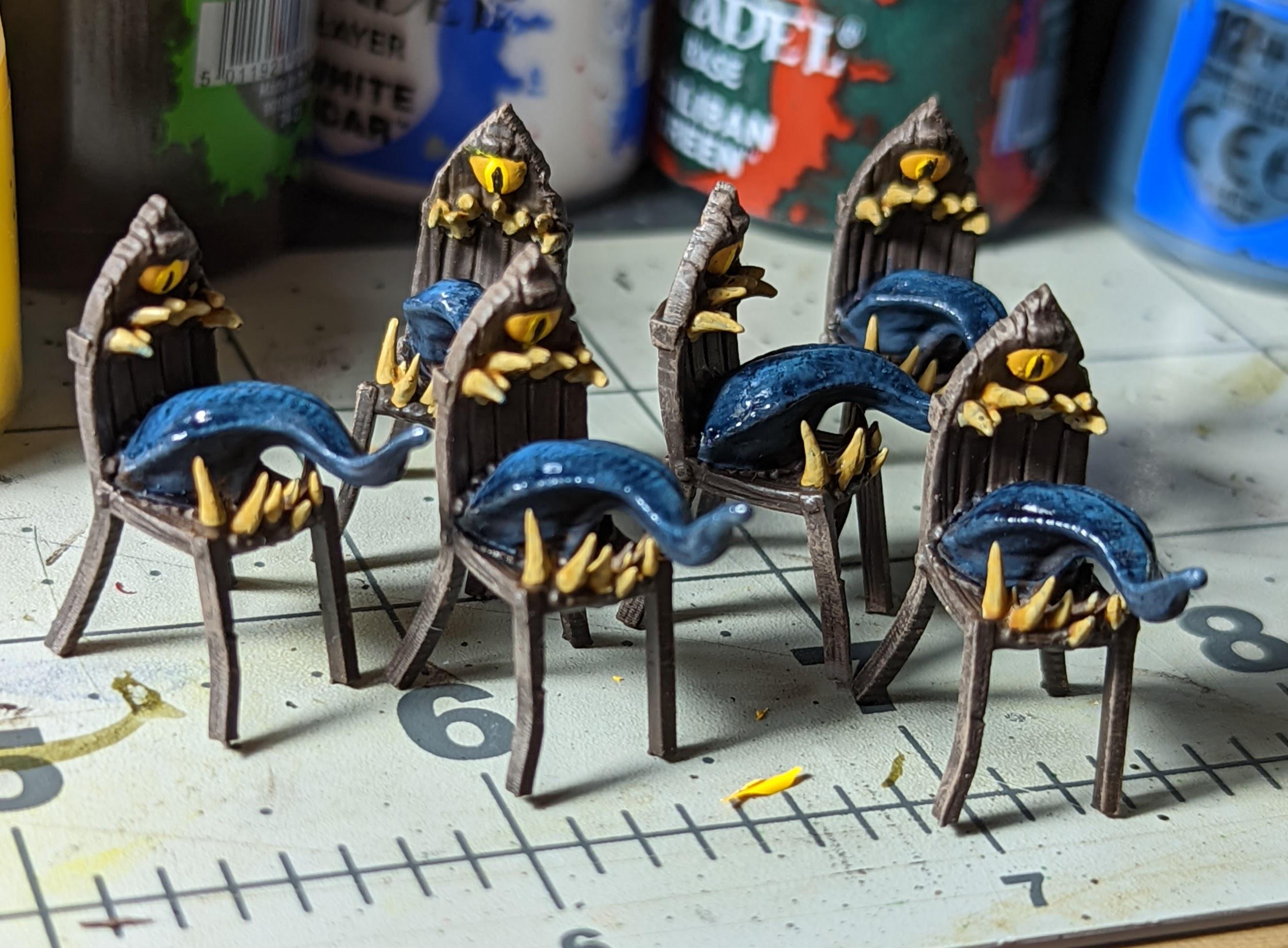New chairs for the gaming den, think my players will like them? [ART