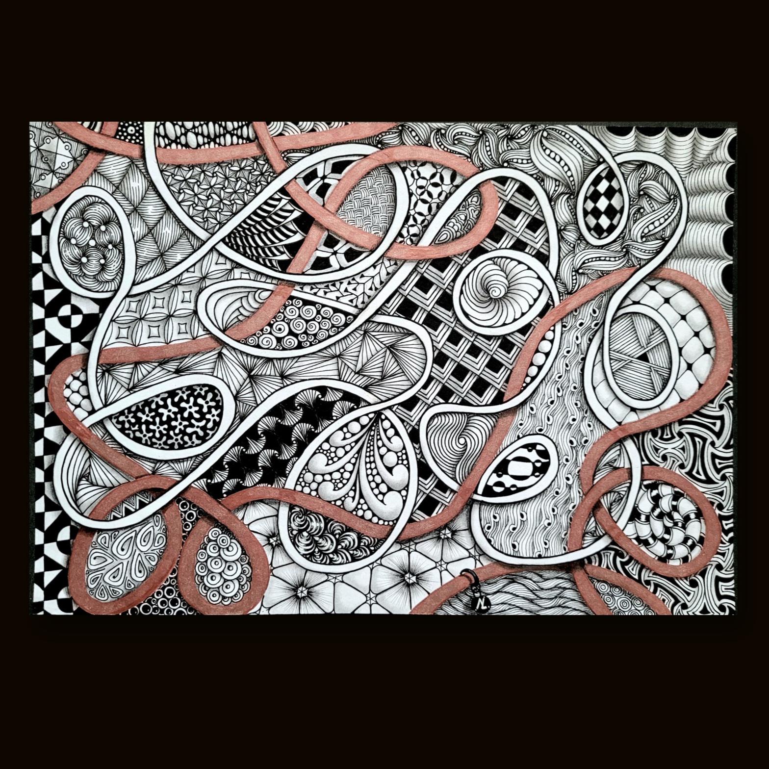 Ribbon r/Zentangle
