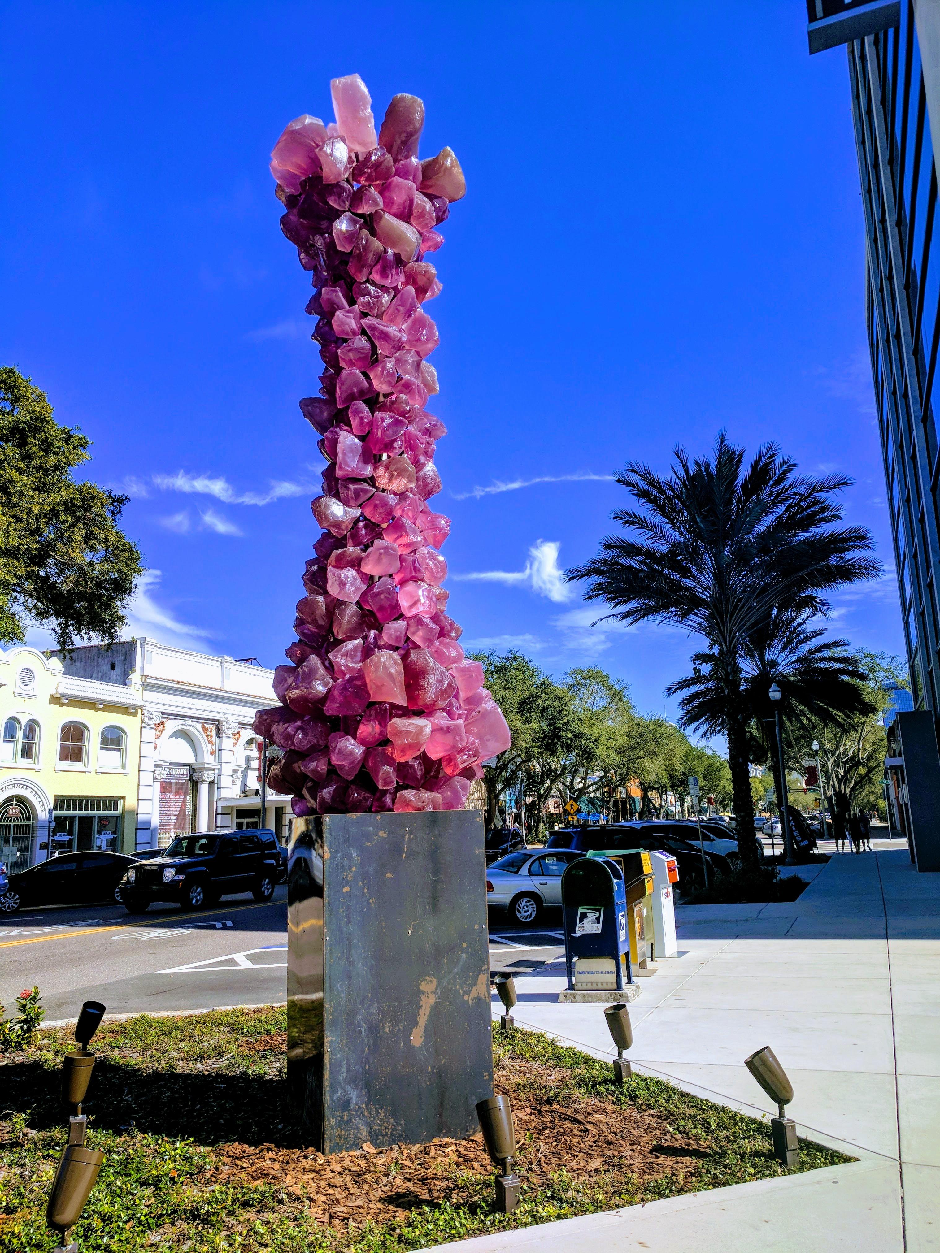 Outside the Chihuly glass museum in St. Pete, FL. [3036x4048] r/CityPorn