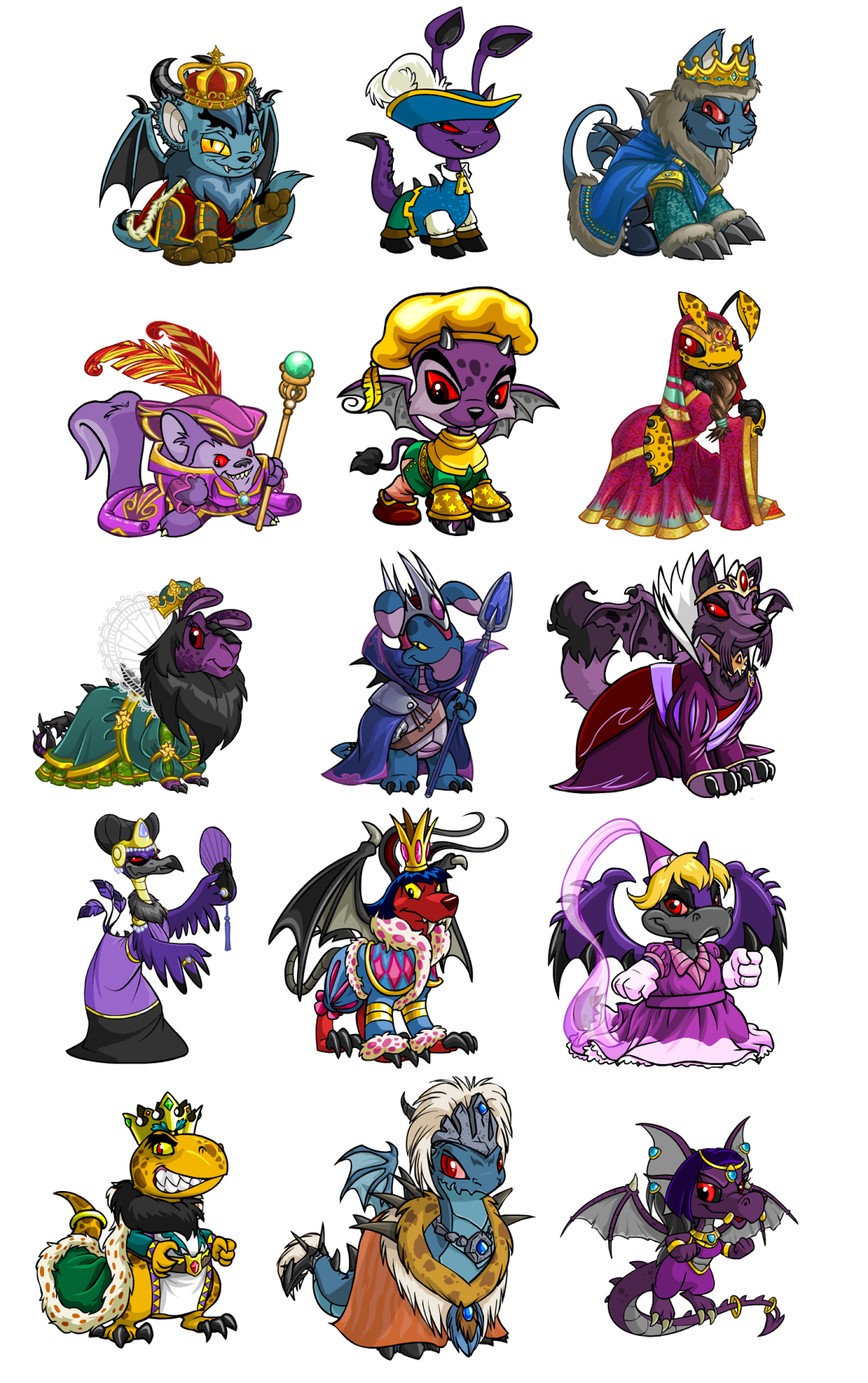 Crosspaints? Take my favourite Darigan/Royal! r/neopets