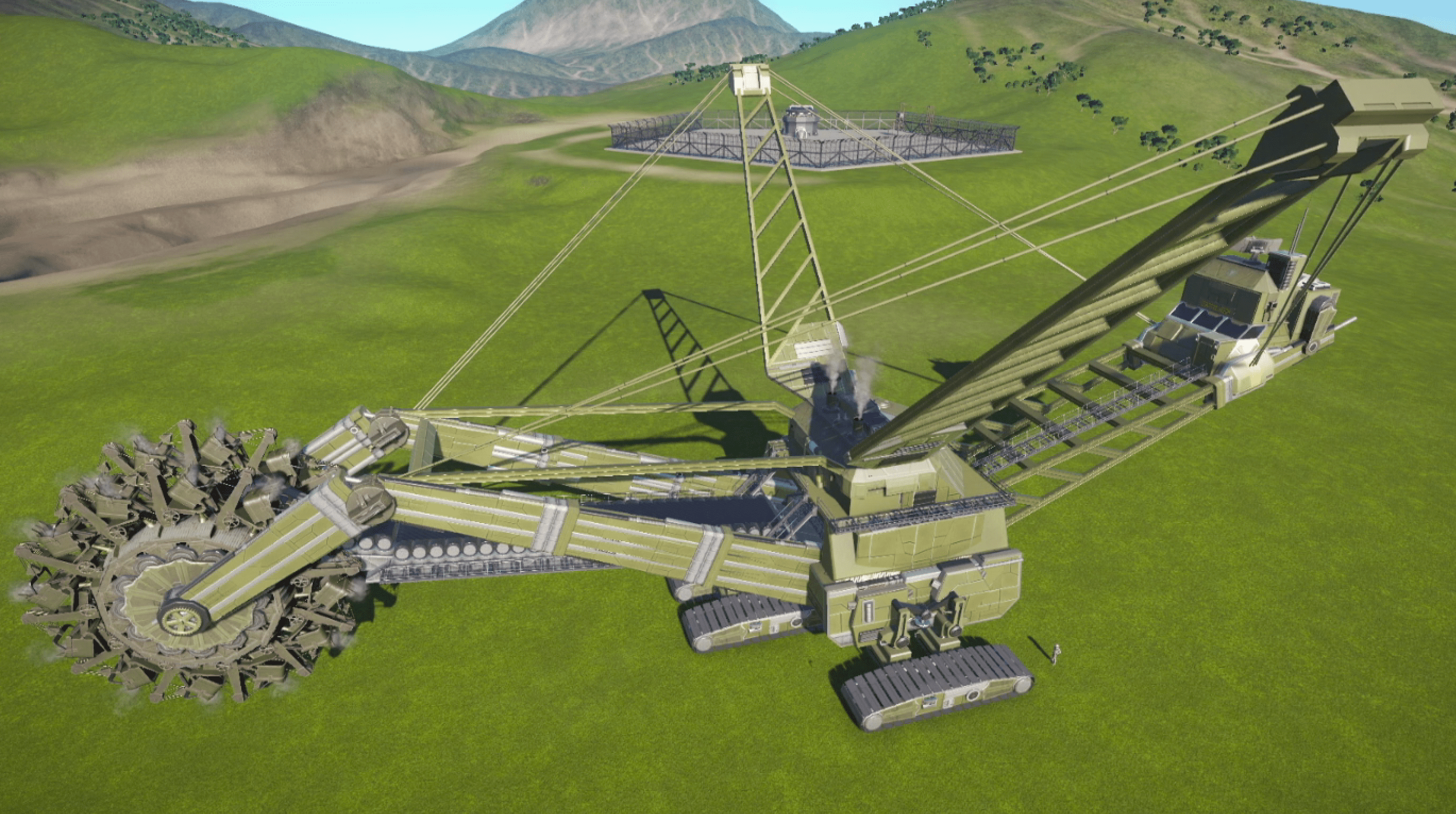 Avatar inspired excavator for my Pandora project