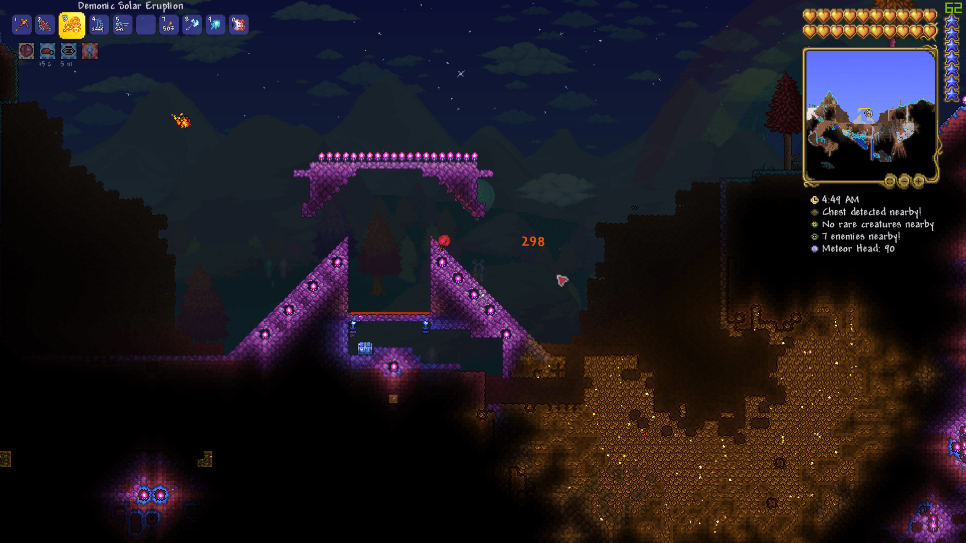 Farming Unicorn Horns for Some Holy Arrows... r/Terraria