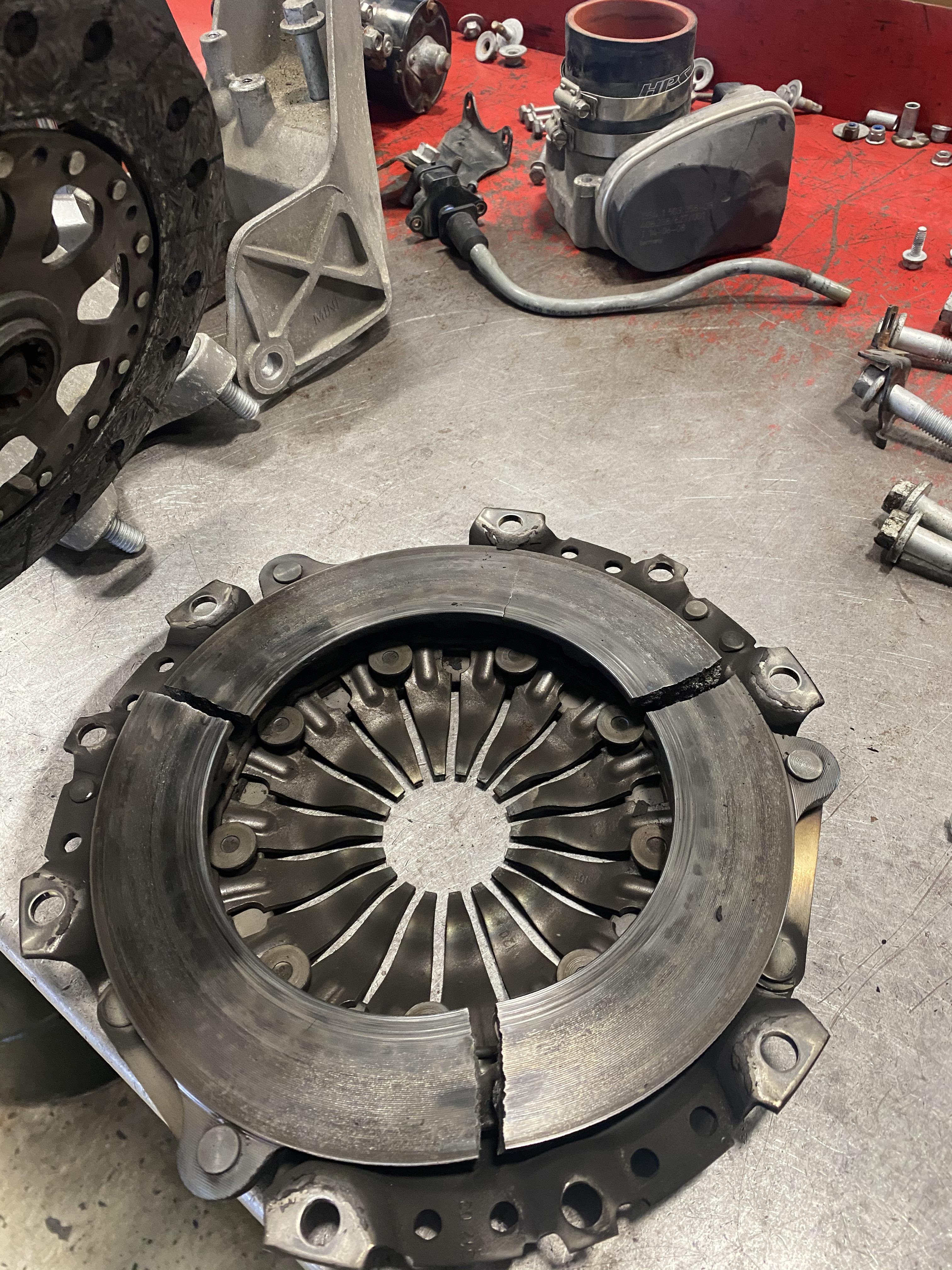 C/S clutch feels funny.