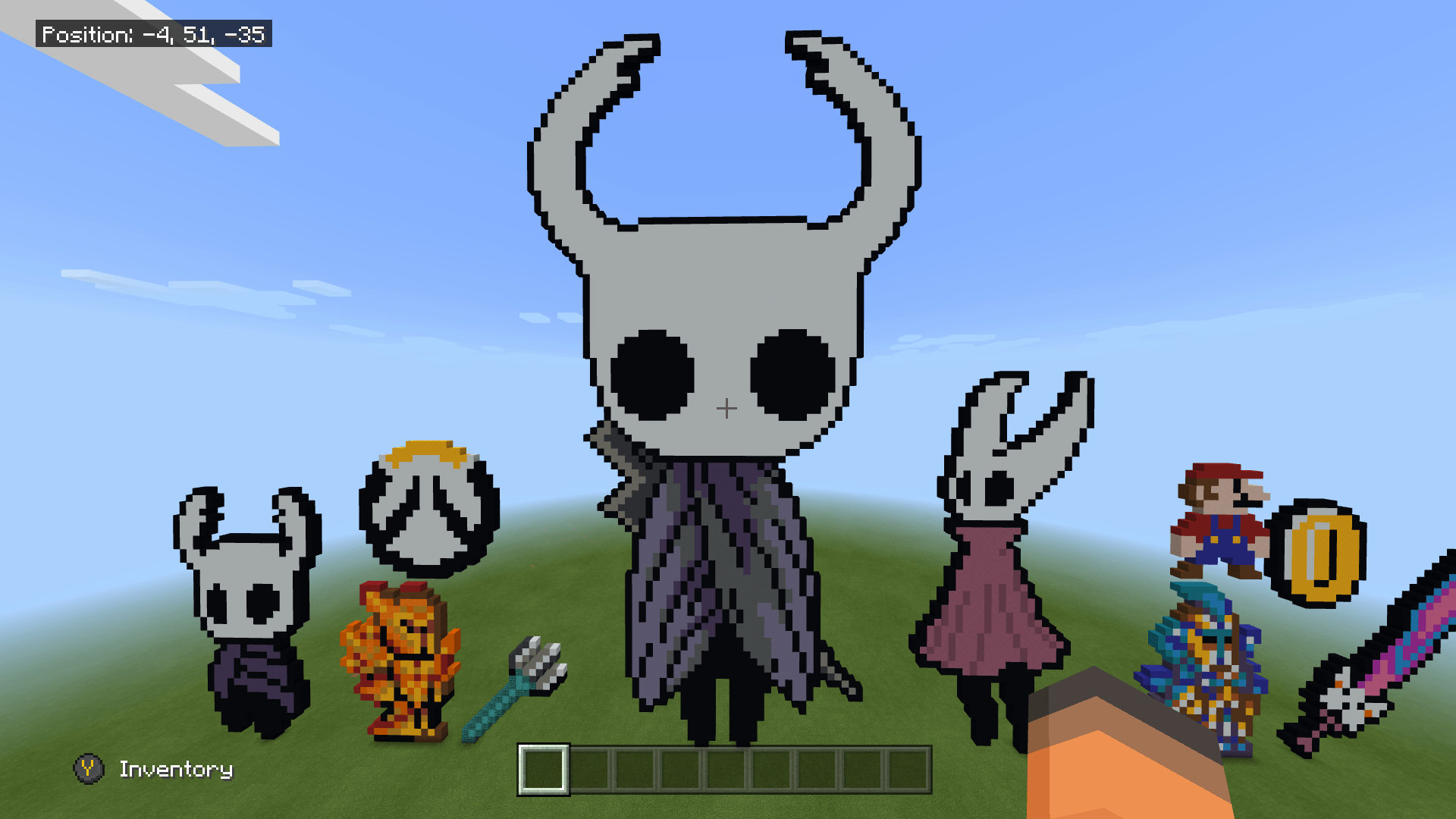 Hollow Knight Pixel Art Minecraft