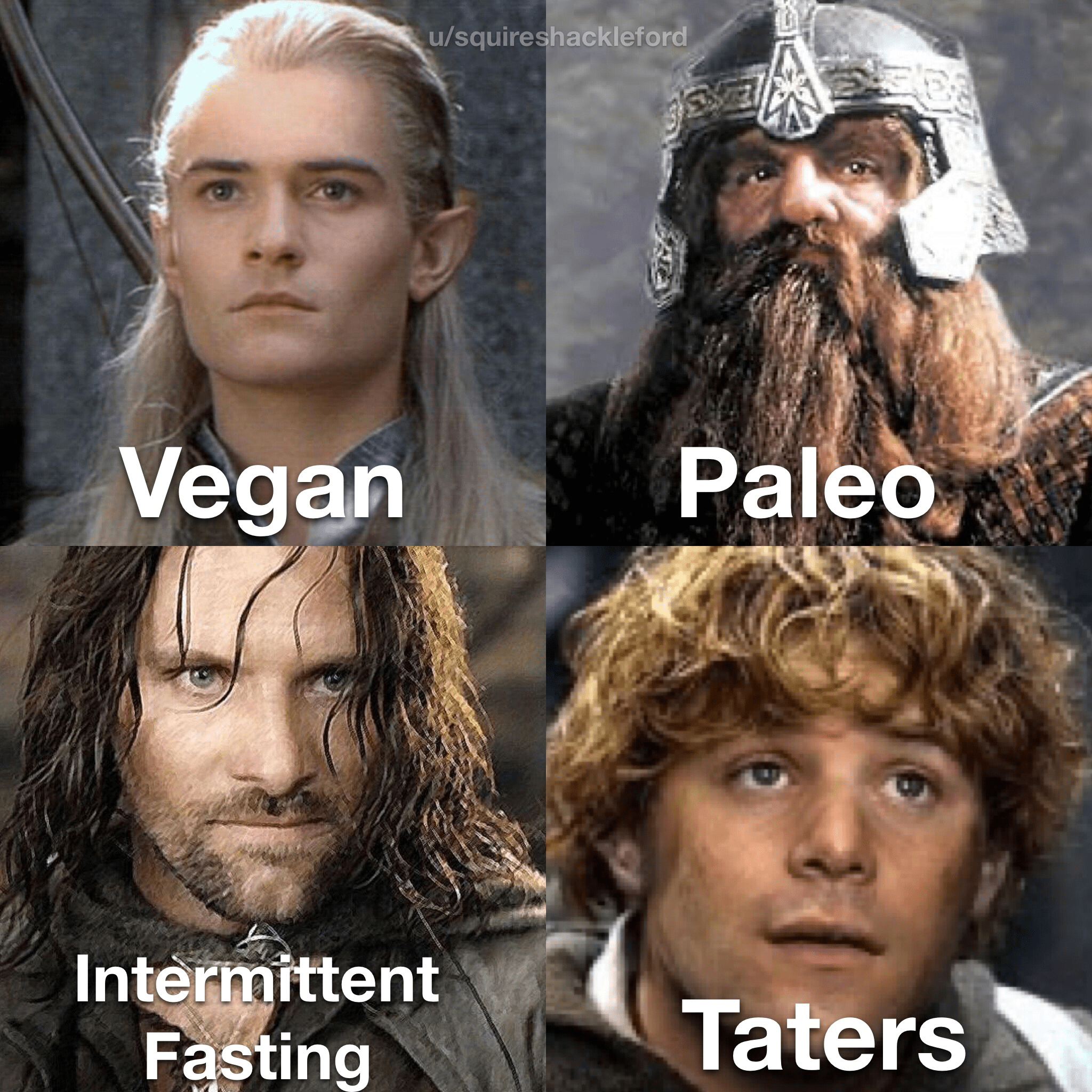 The diets of Middle Earth lotrmemes