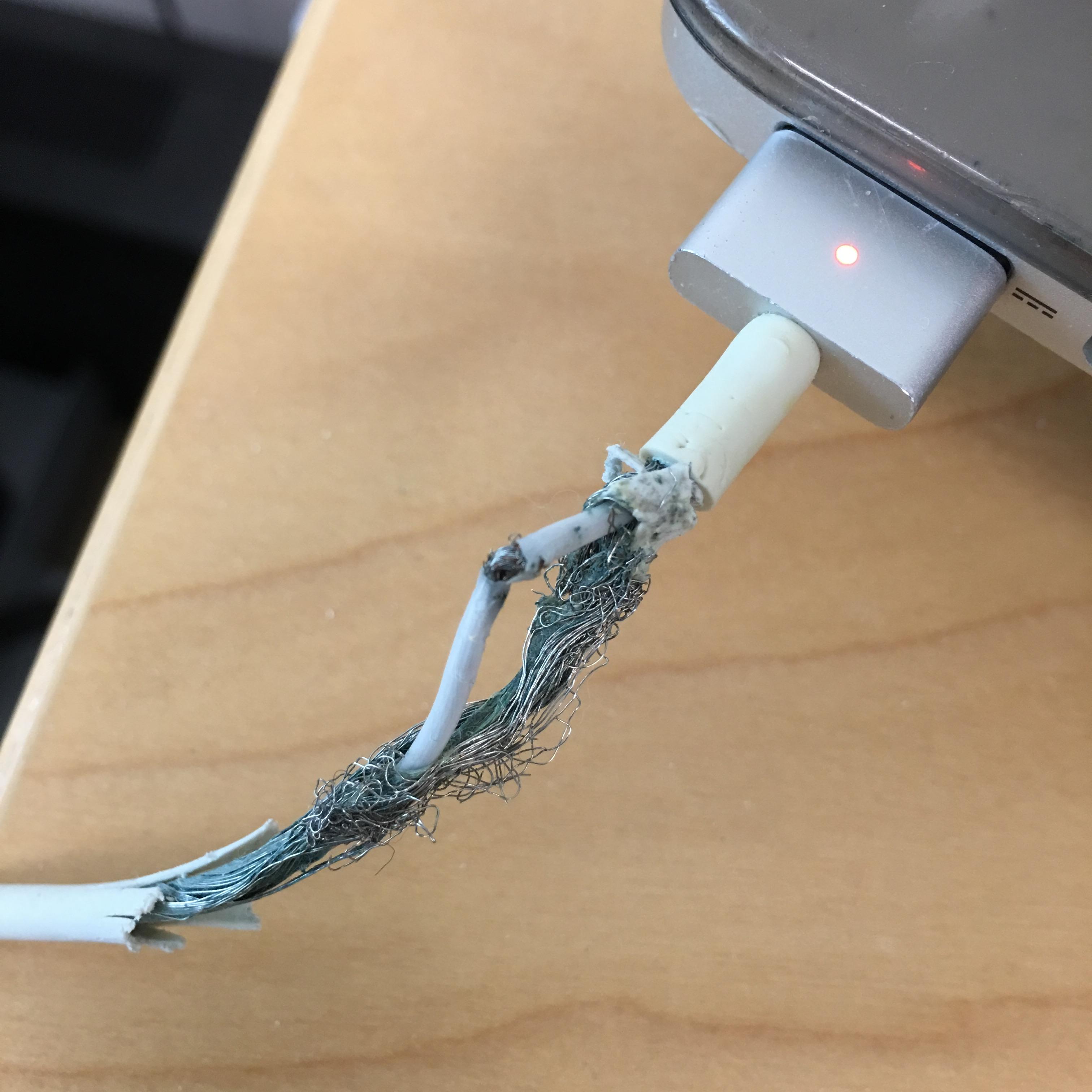 Besides the shock from the cost to replace a charger for Apple, would