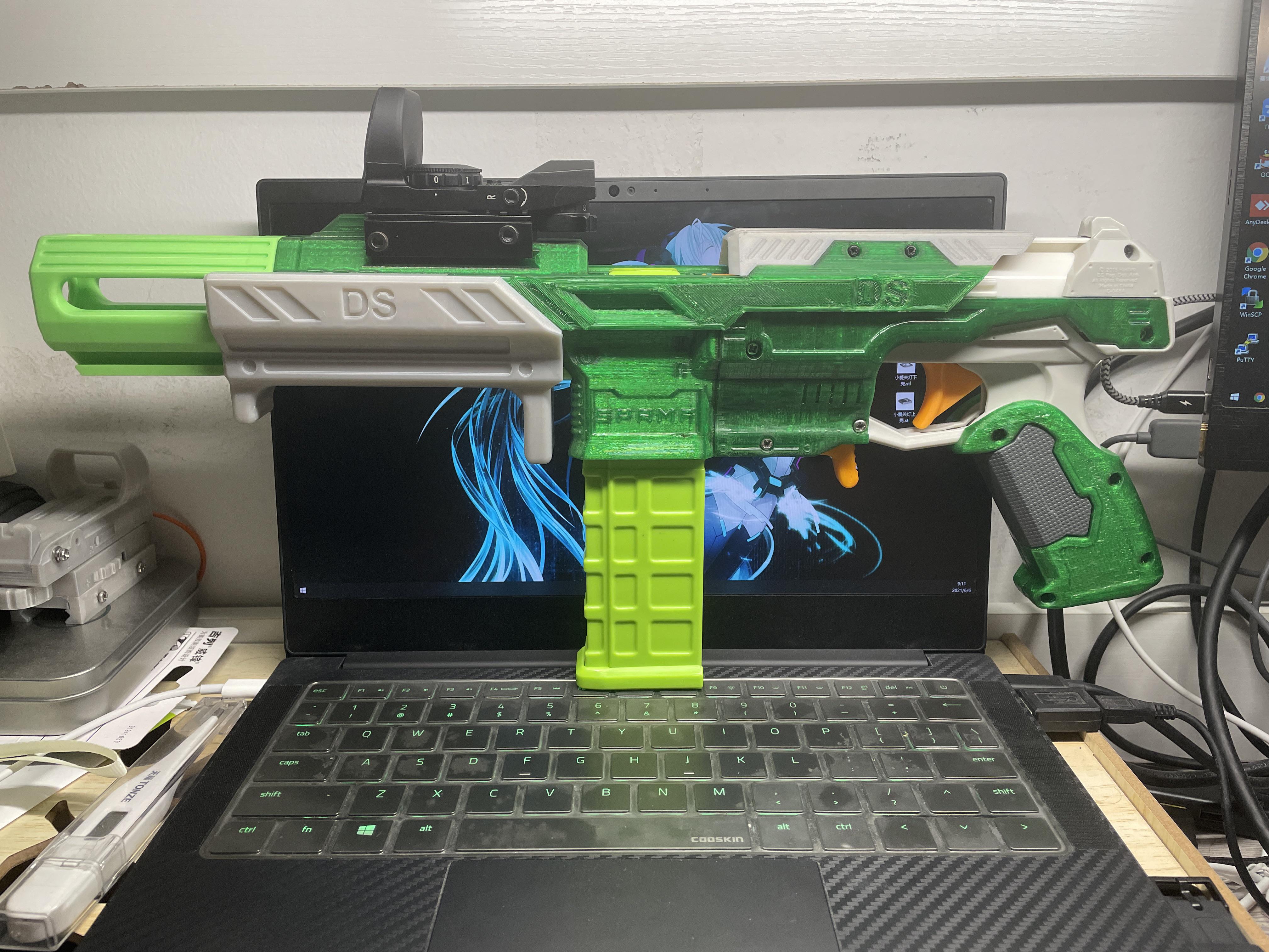 Test finished！Now released on thingivers ！ SRAMF full size grip with