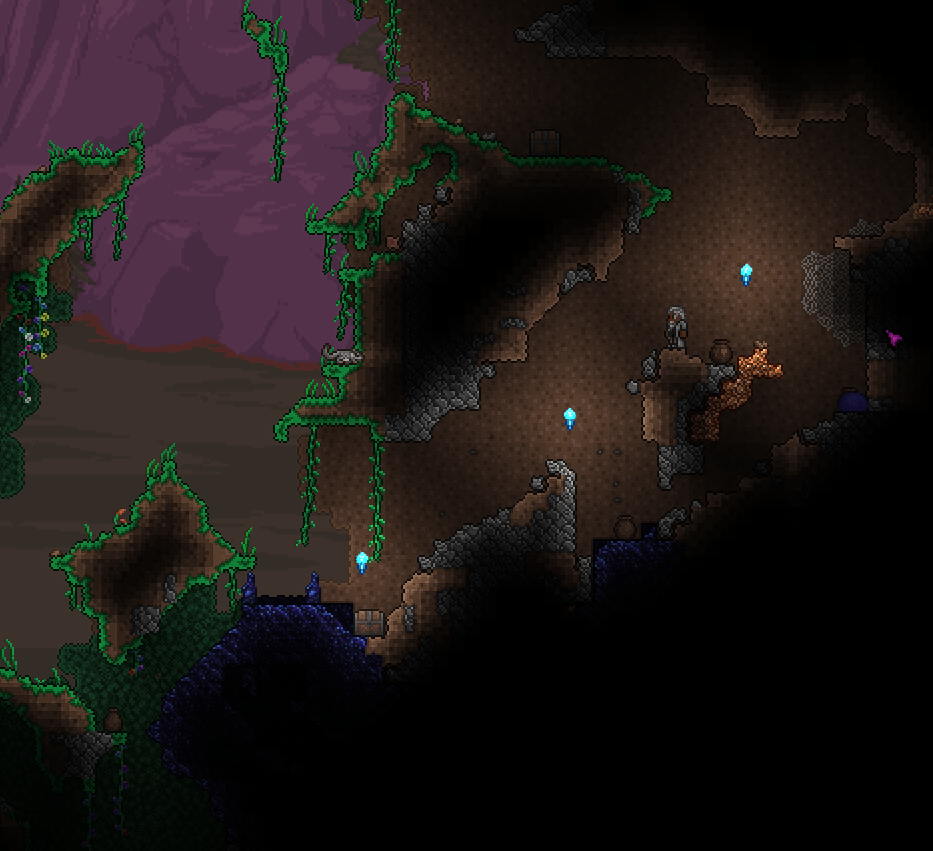 I found a granite biome on the surface r/Terraria