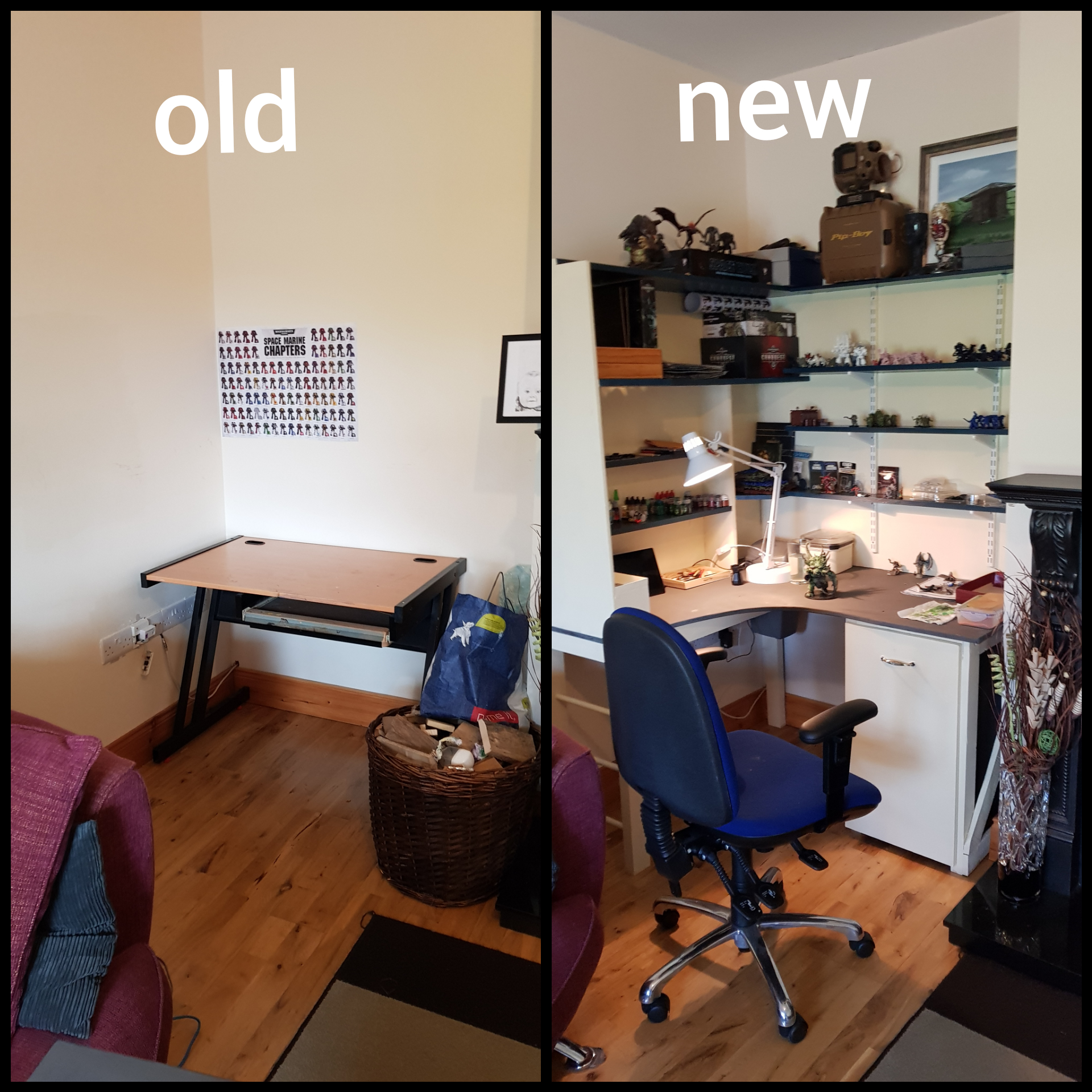 Built myself a new hobby table so much room for activities. r