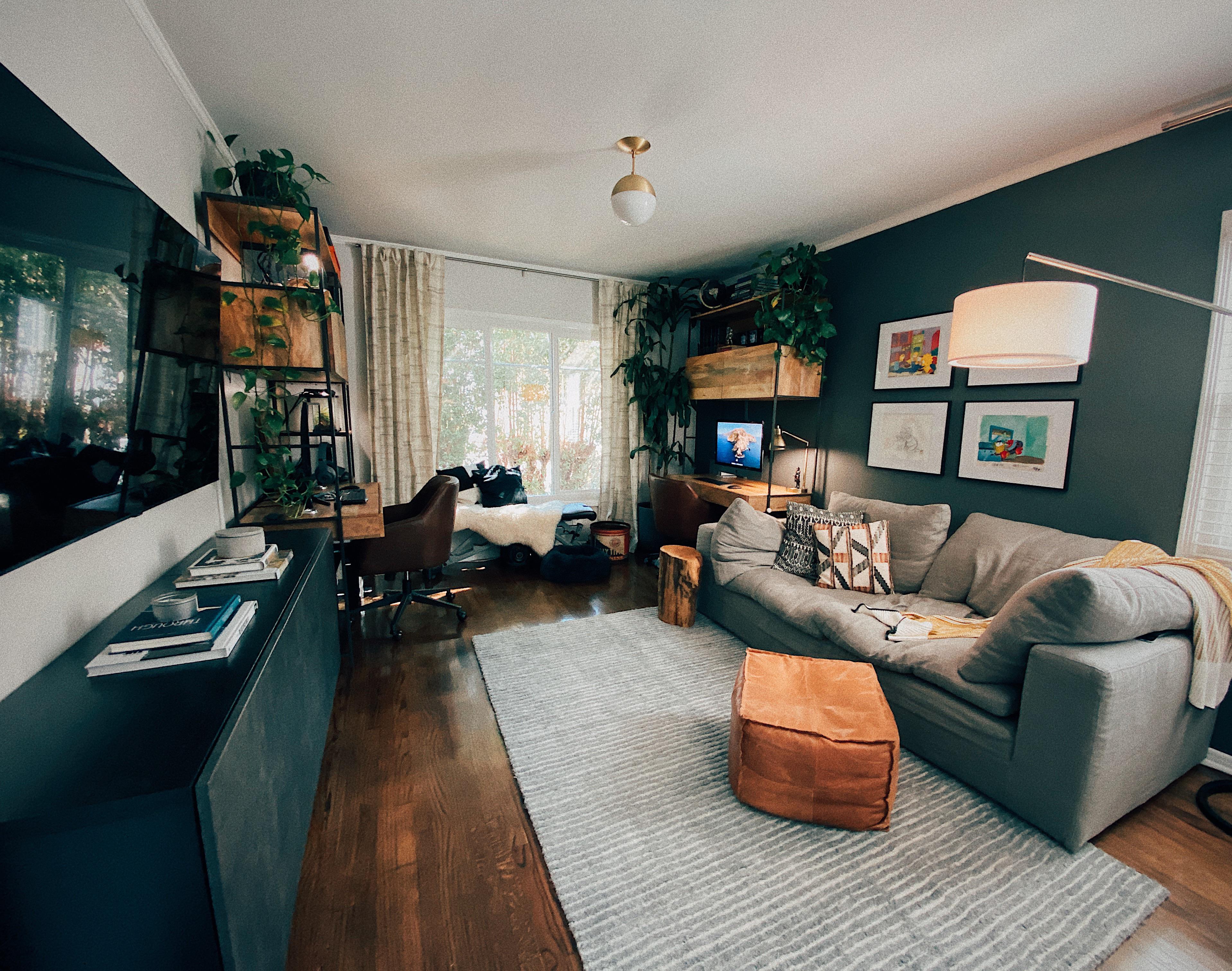 Dual workfromhome space and game room in California