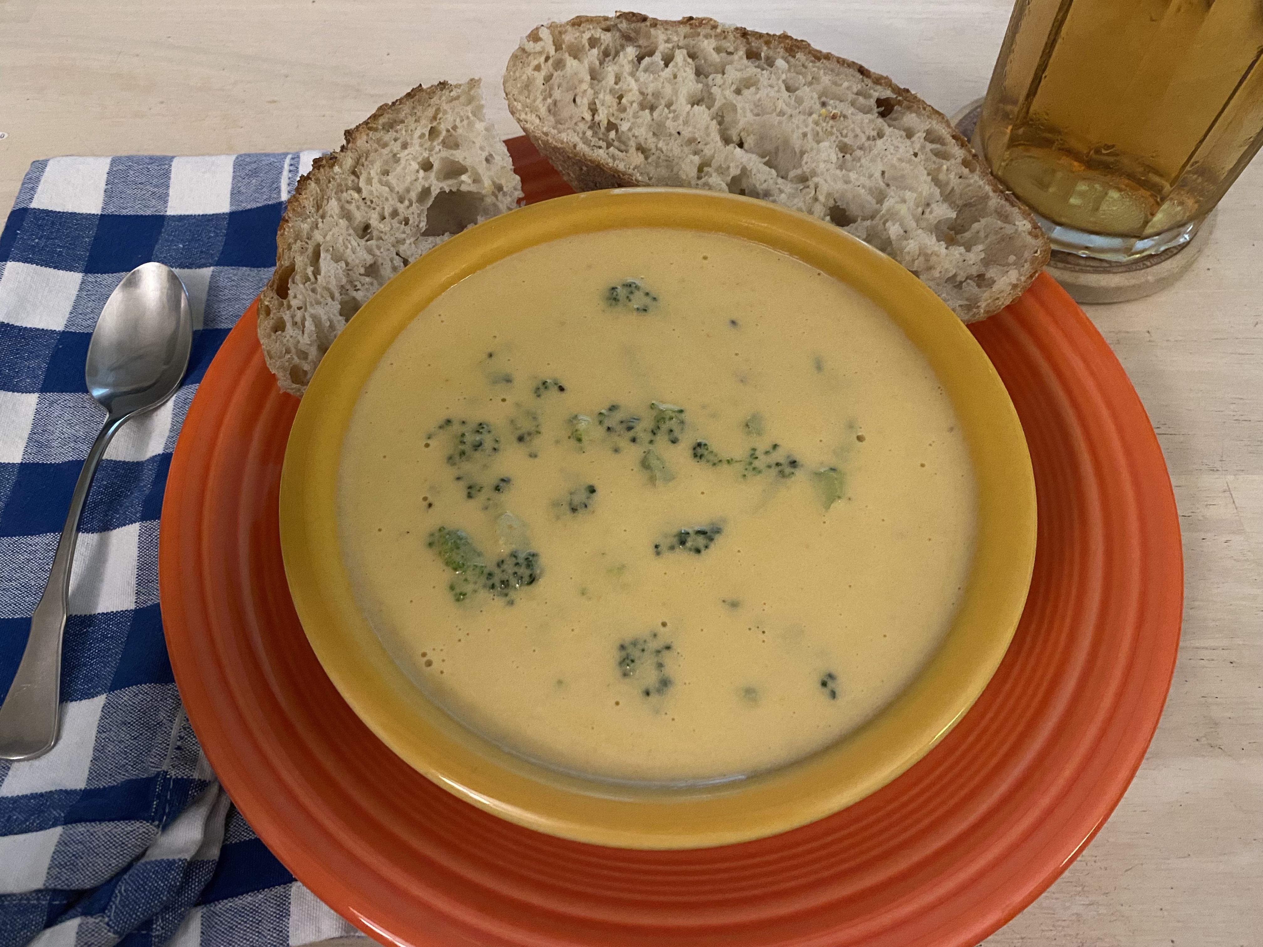 Kenji’s broccoli cheese soup r/seriouseats