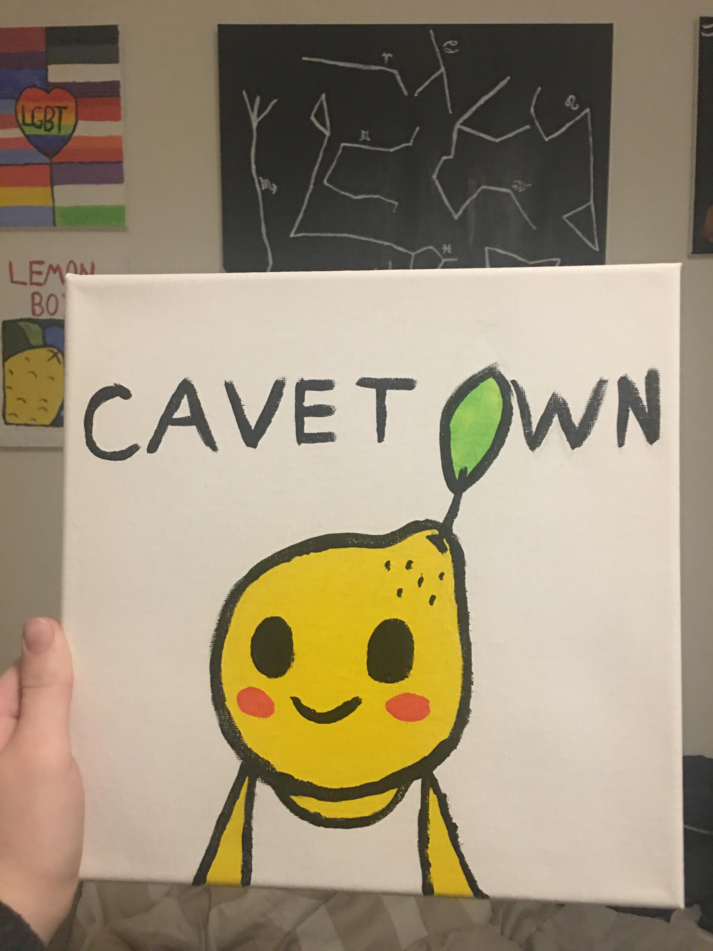 Lemon Boy painting done by me r/cavetown