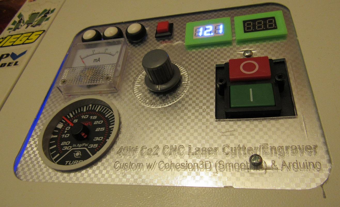 Custom Acrylic Control Panel For K40 Laser r/lasercutting