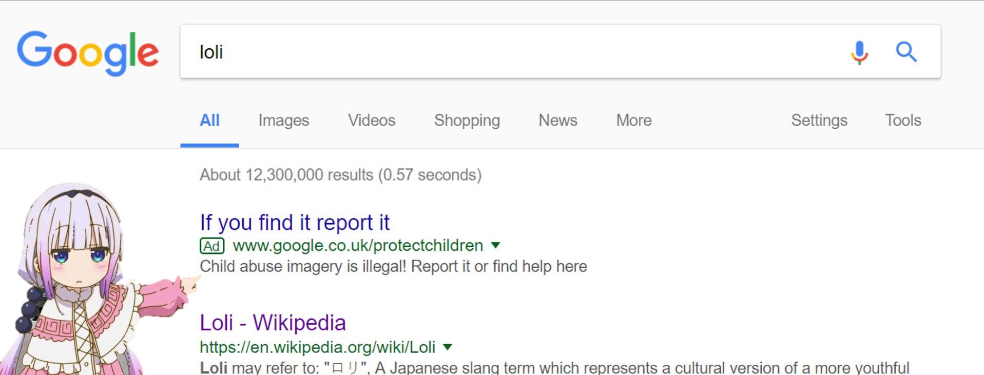 Loli = Child Abuse Animemes