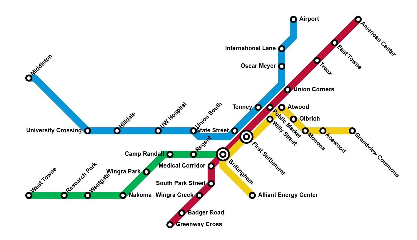 Just playing around and made a Madison metro map : r/madisonwi