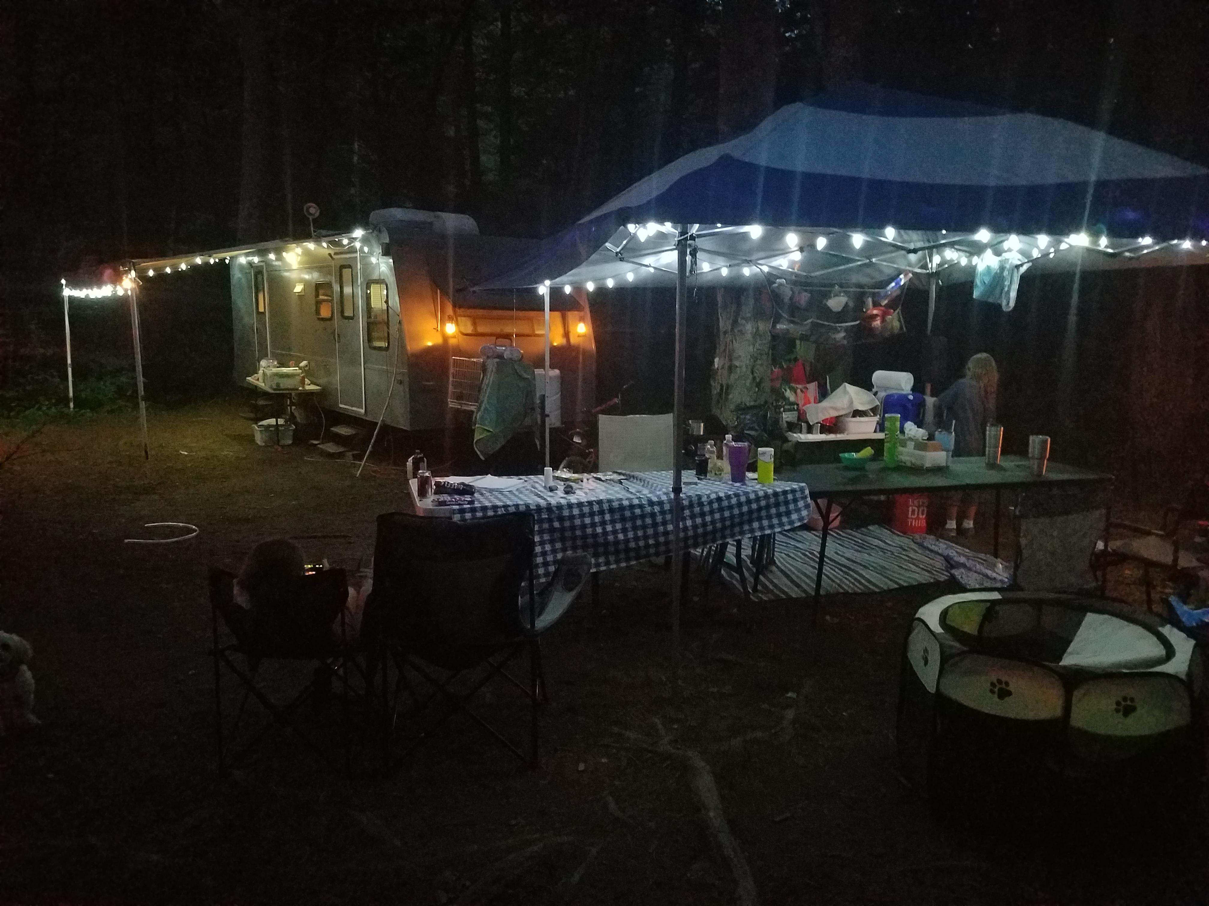 Camping jefferson nations forest Virginia. No hook up and we where the