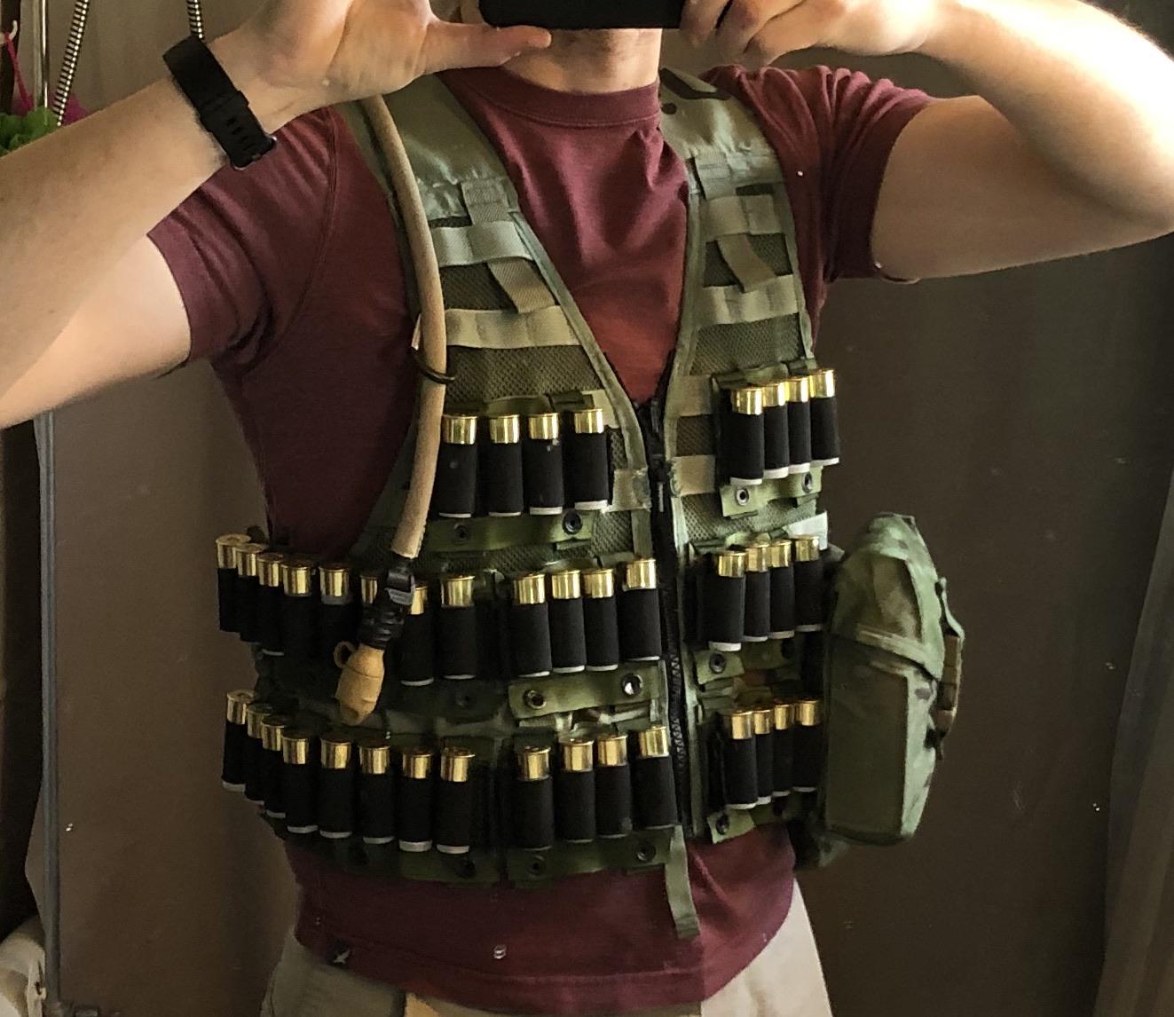 My ultra low budget shotguner vest r/tacticalgear