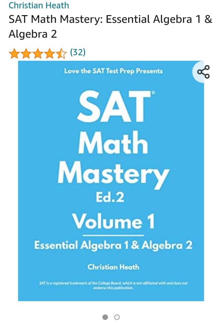 Is this a good prep book for Math? r/Sat