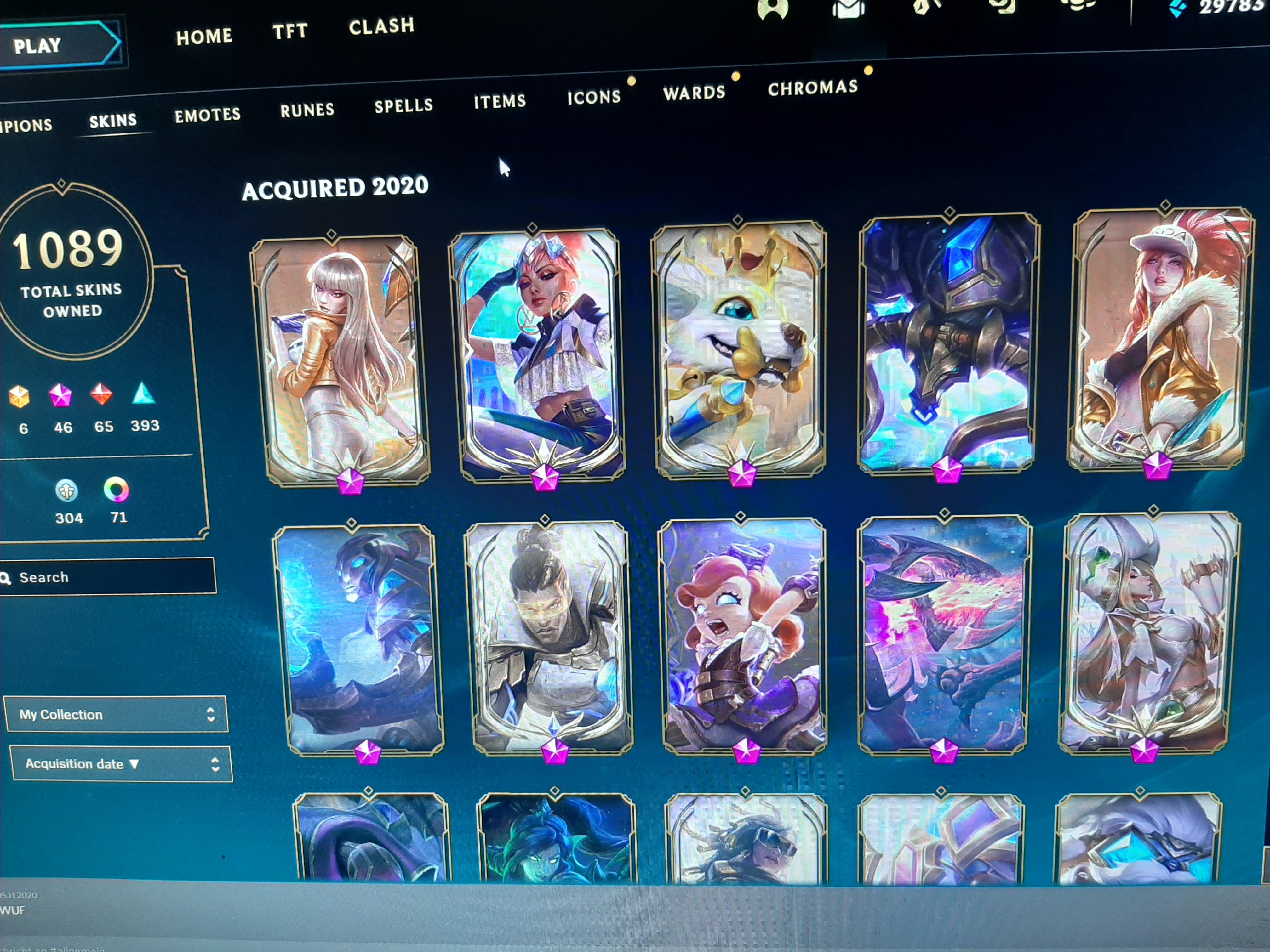 I just wanted to get the Prestige Skin. I invested a whole bunch of