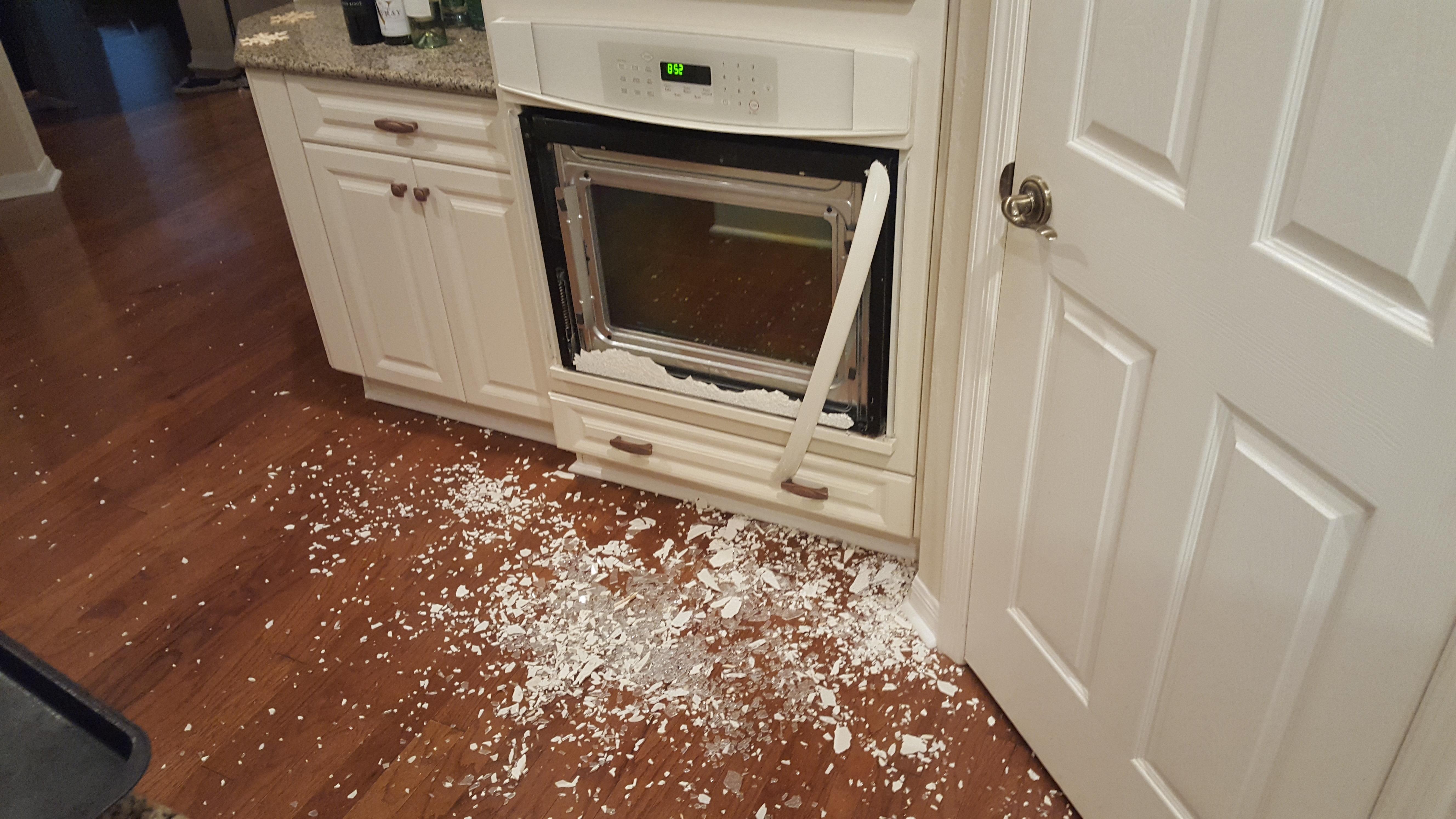 Oven glass panel exploded without warning. What to do? r/fixit