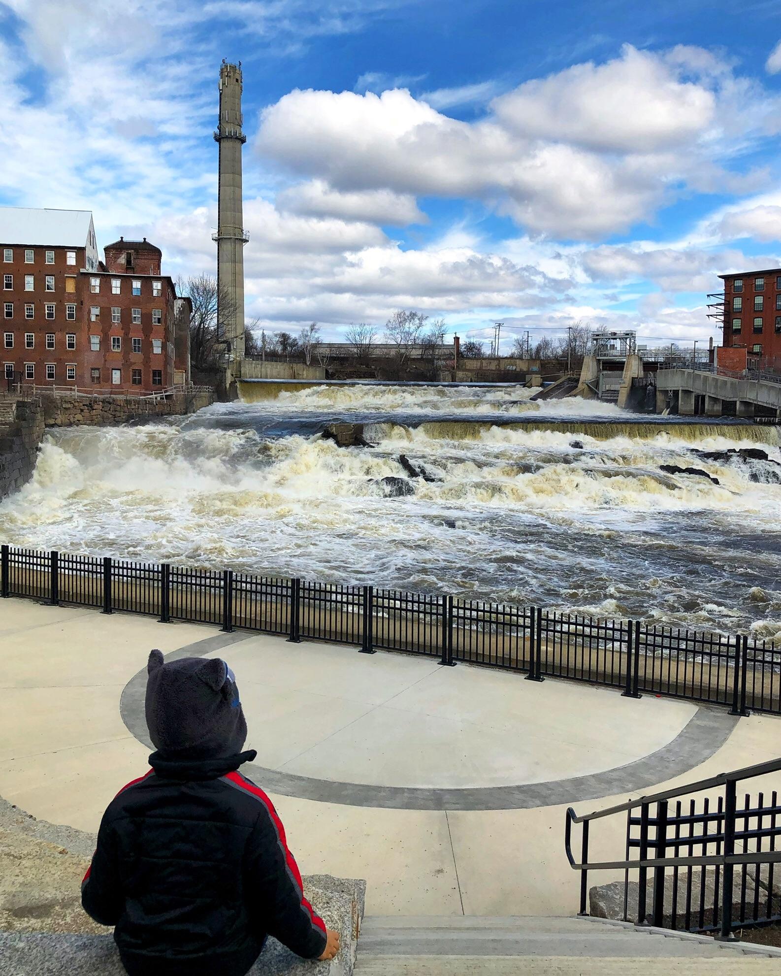 Saco River On the mill in Biddeford 4/18 r/Maine