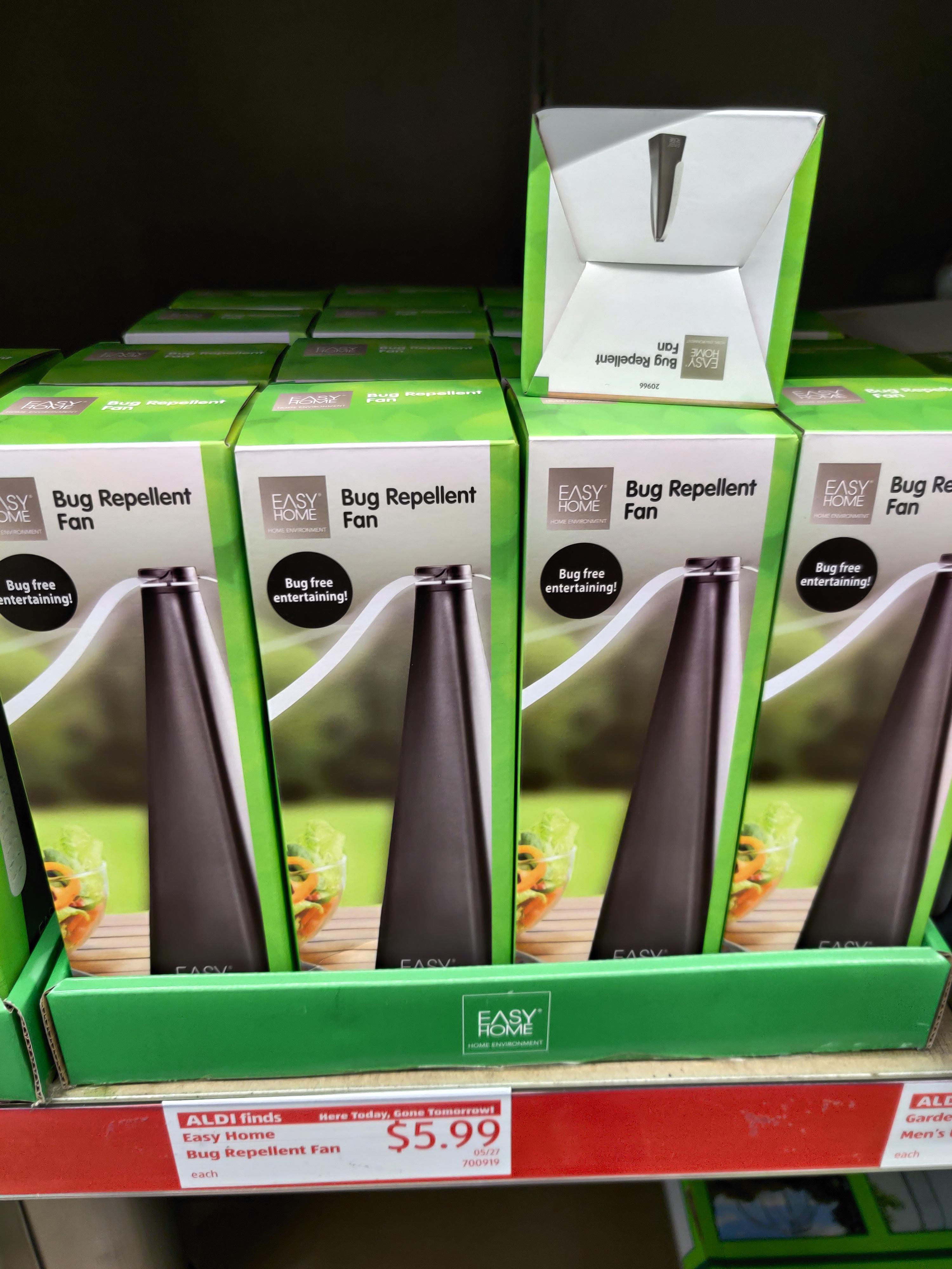 Bug Repellent Fan at Aldi. Anyone know if it's any good? aldi