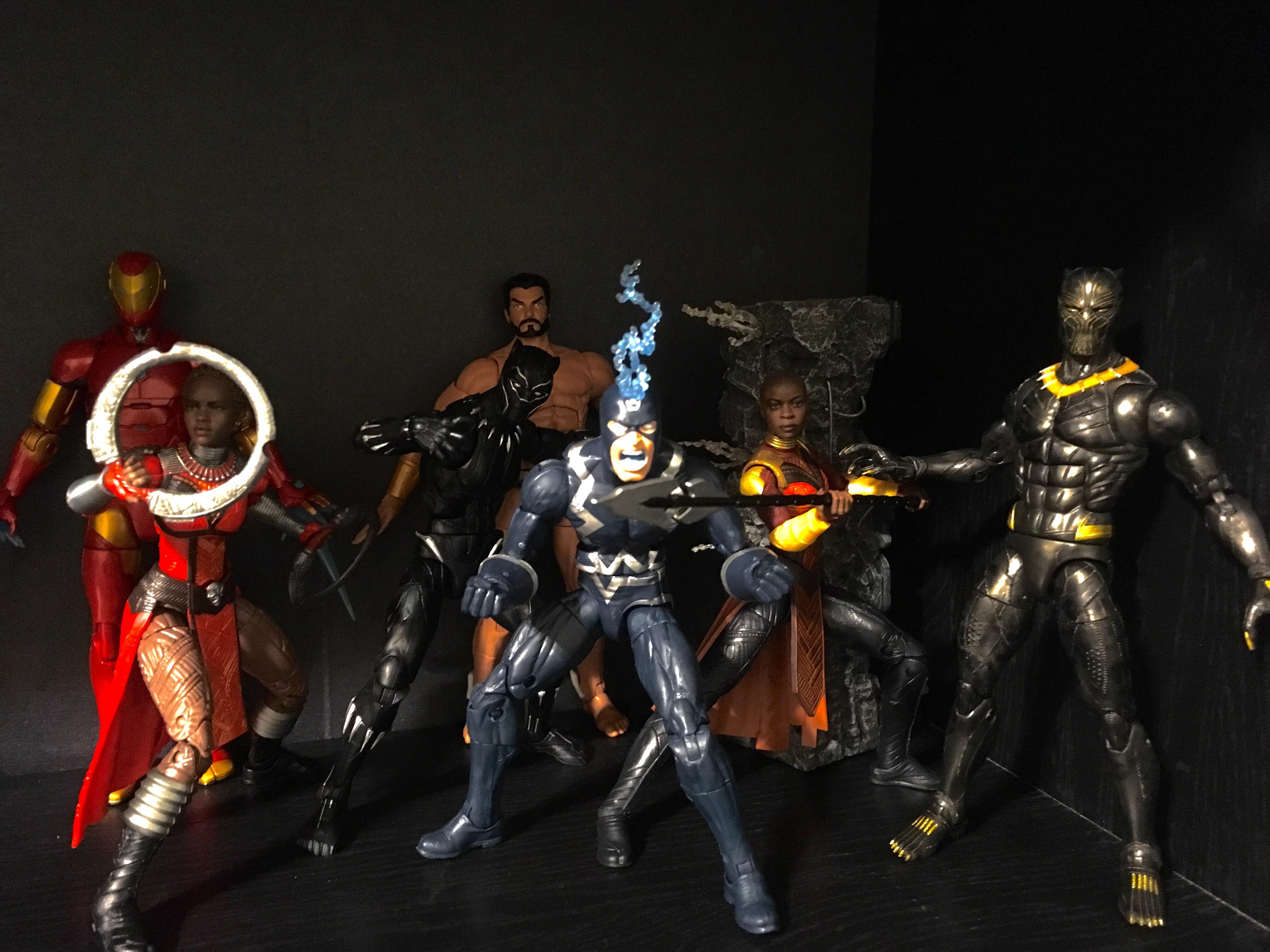 Full Black Panther Marvel Legends set! I hadn't collected a full set since the Sentinel. r