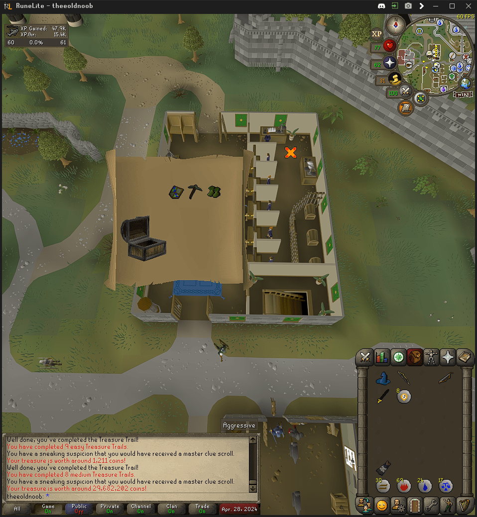 My 8th Medium clue on this acct. r/osrs