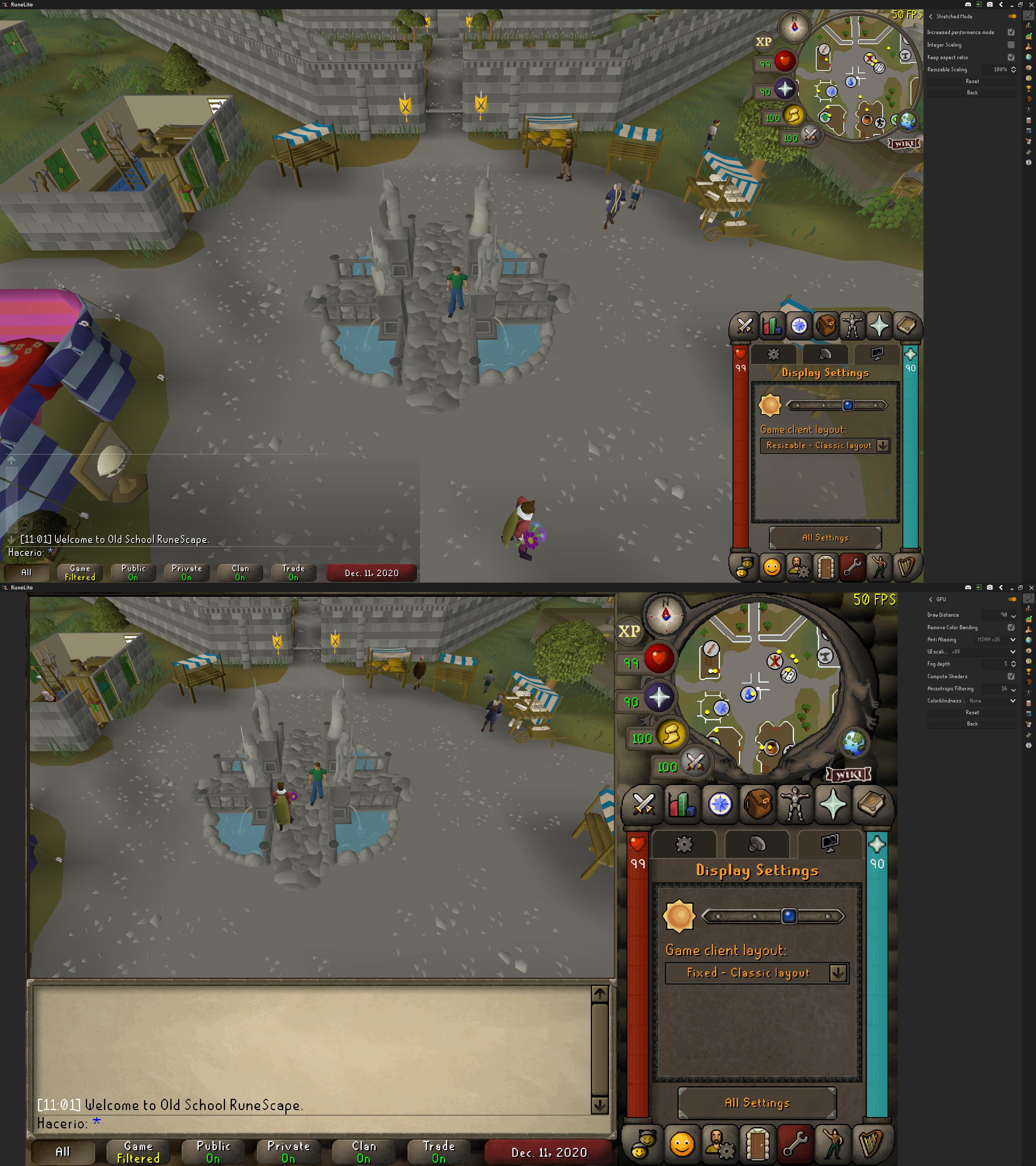 PSA RuneLite can make OSRS look much better at high resolutions