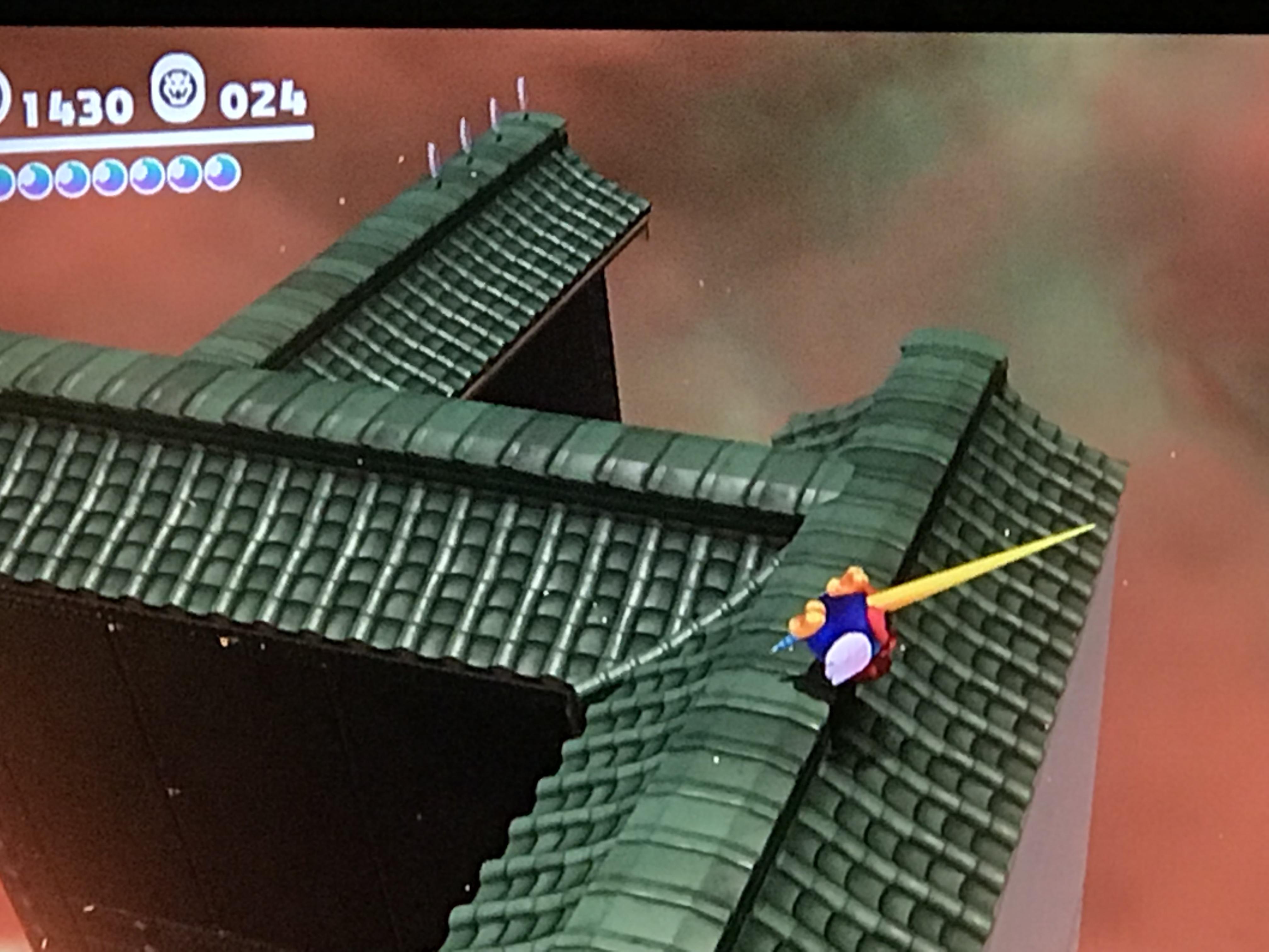 I du up this old screenshot of when I managed to flip myself upside