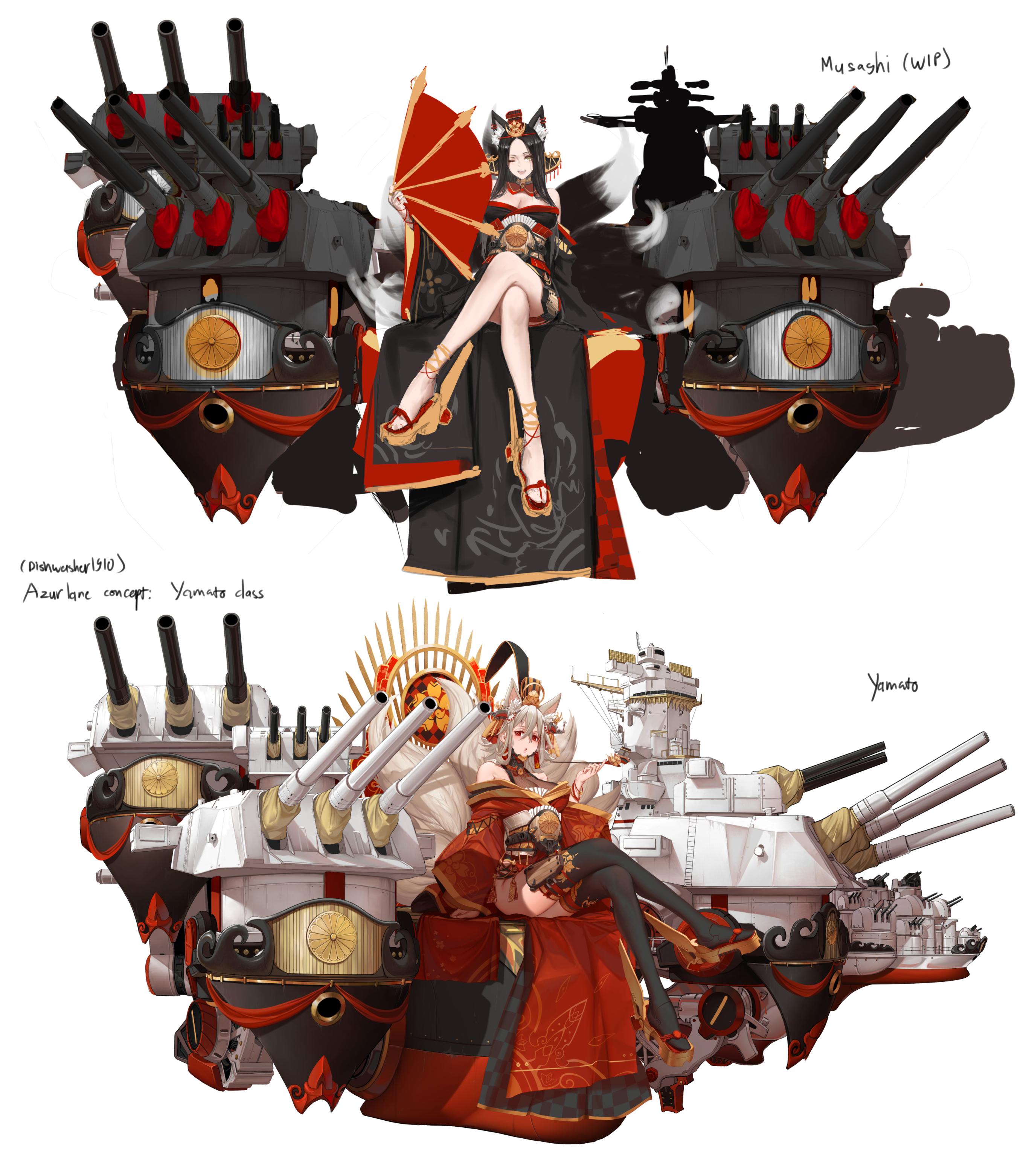 Yamatoclass concept WIP r/AzureLane