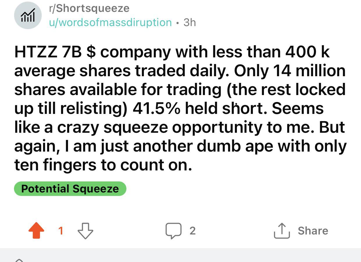 12 best r/htzz images on Pholder | $HTZ LFG