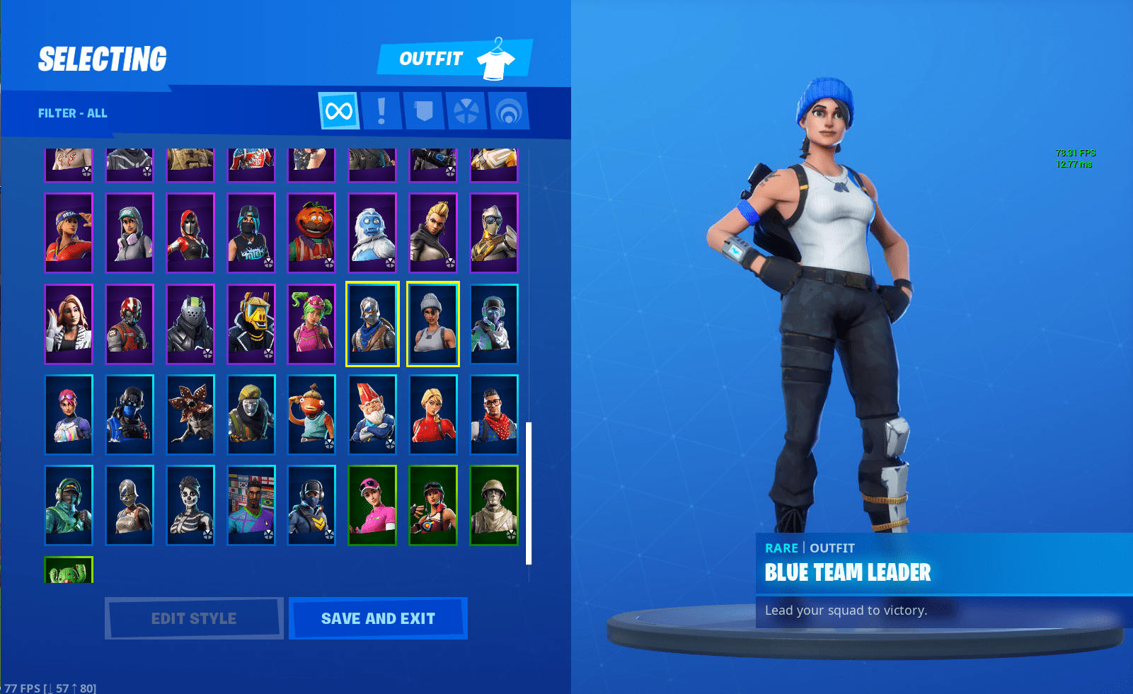 Blue team leader is recon specialist in the locker. r/FortNiteBR