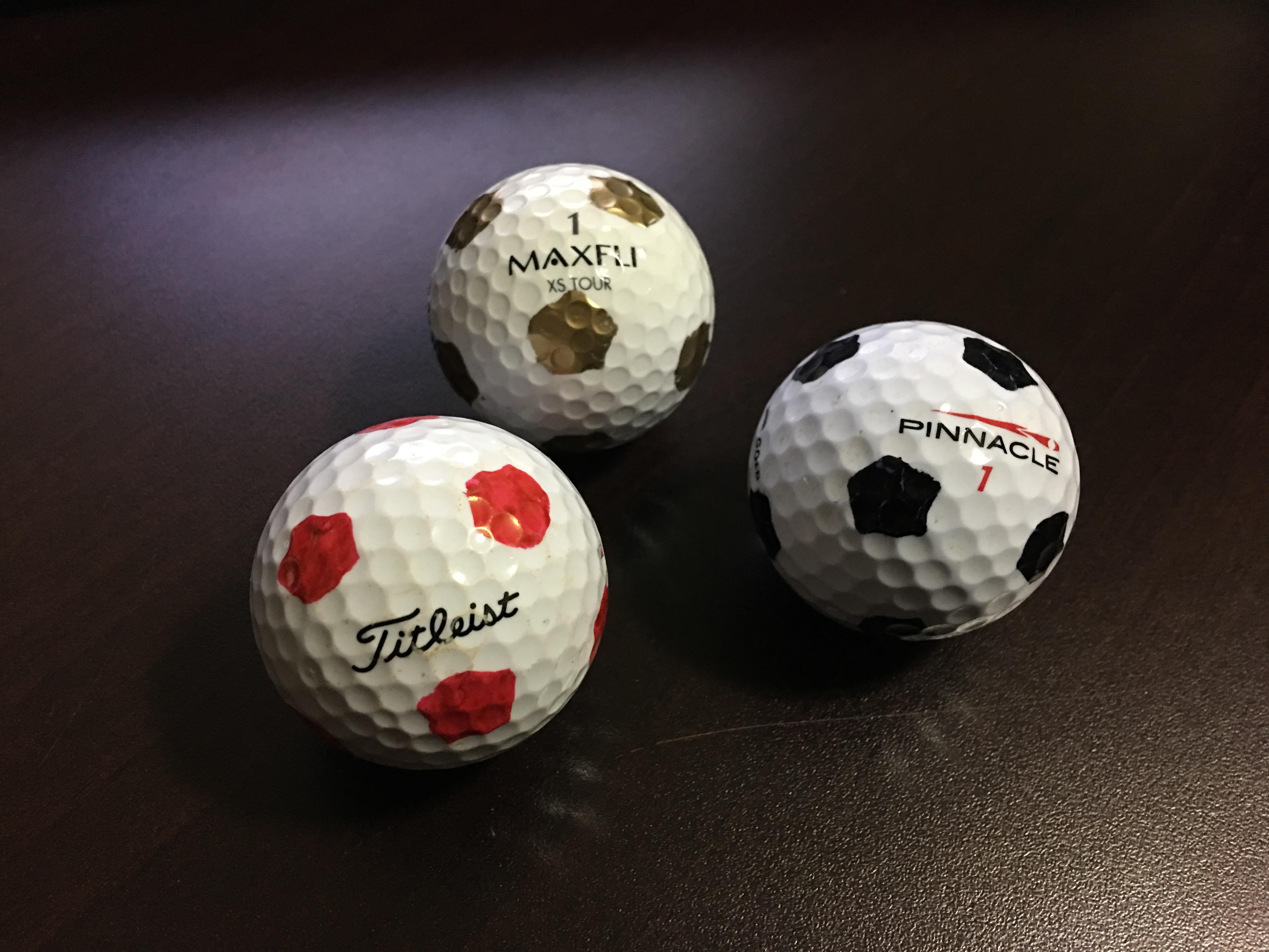 Creative Golf Ball Markings
