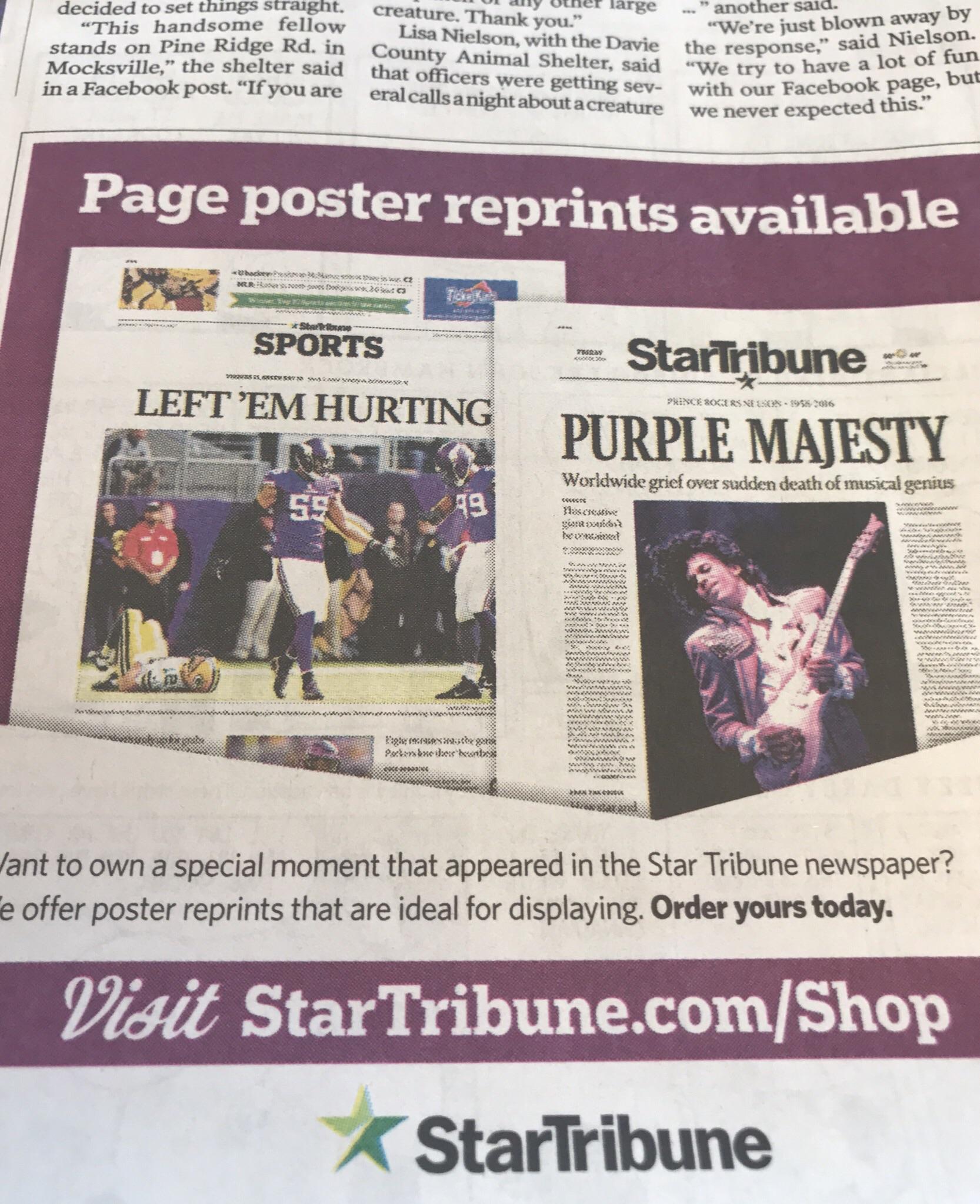 Thought this was interesting in the Star Tribune today in Minneapolis