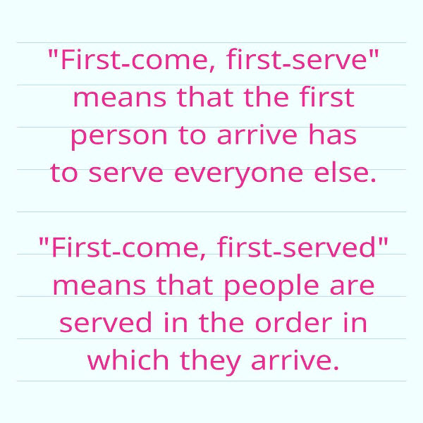 firstserve" vs. firstserved" r/grammarmemes