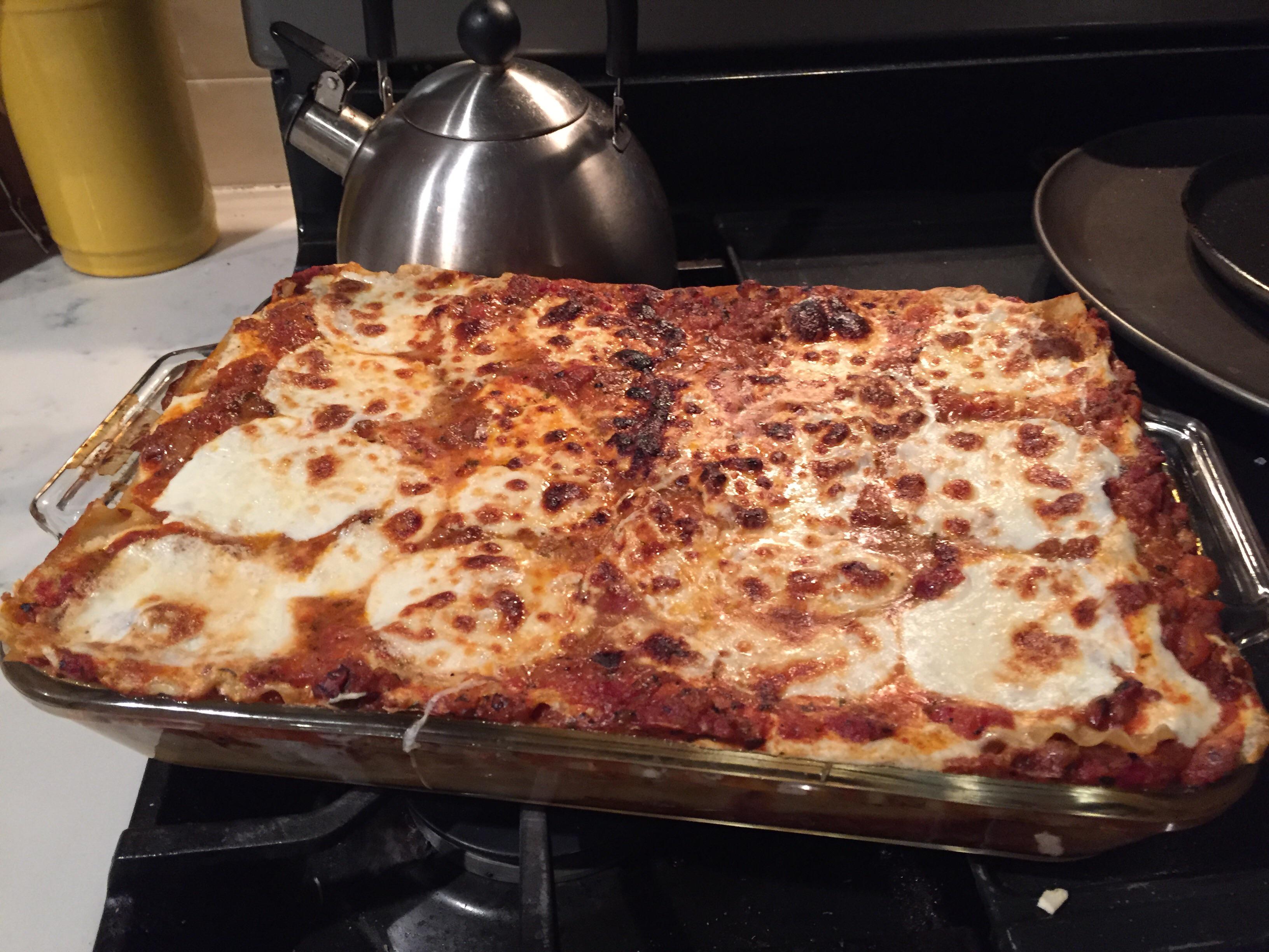 Just finished broiling. It’s cooling on the stove now. Tastes even